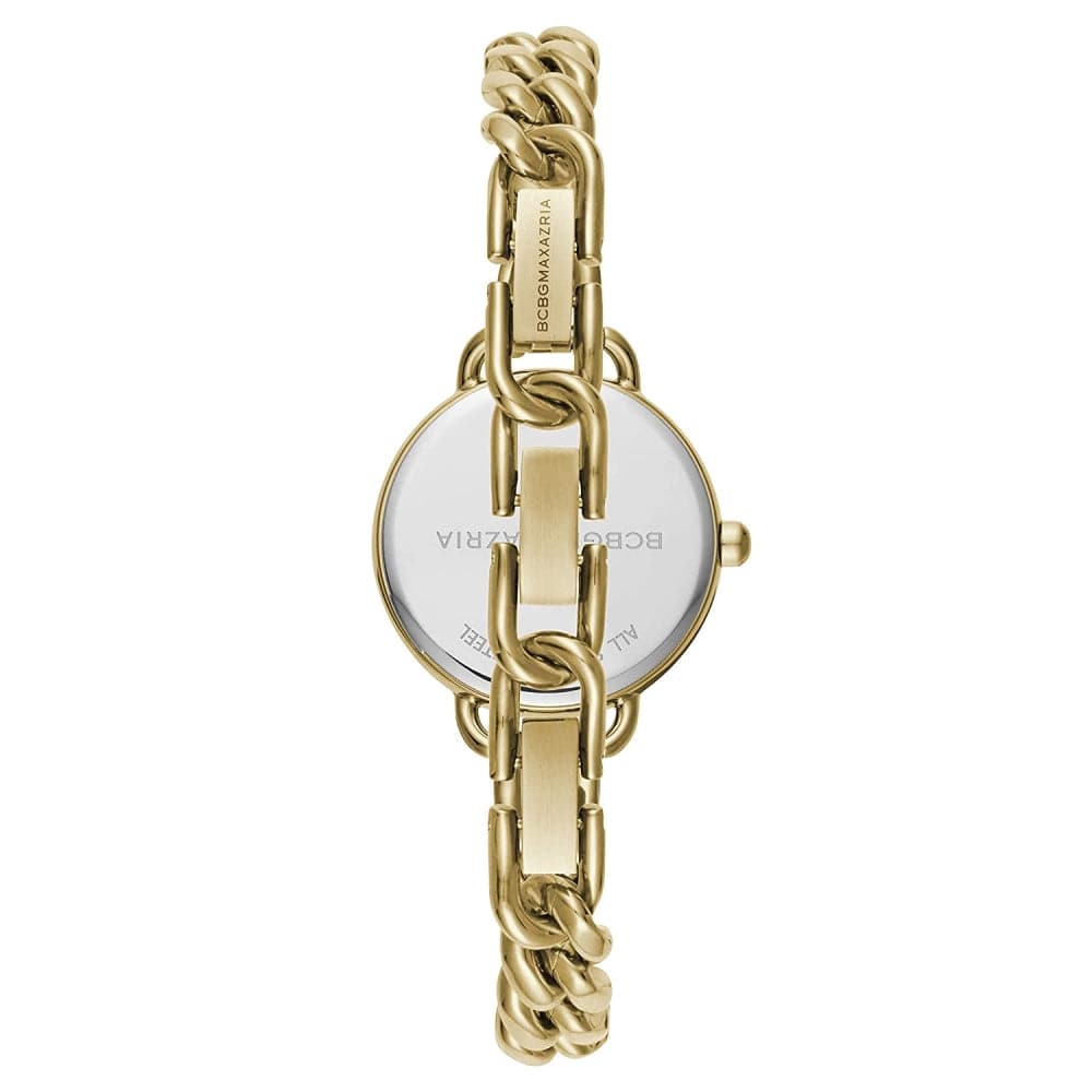 BCBGMAXAZRIA Women's Quartz Gold-Tone Stainless Steel Watch BG50830003 - Elegant Timepiece for Office, Party & Special Occasions