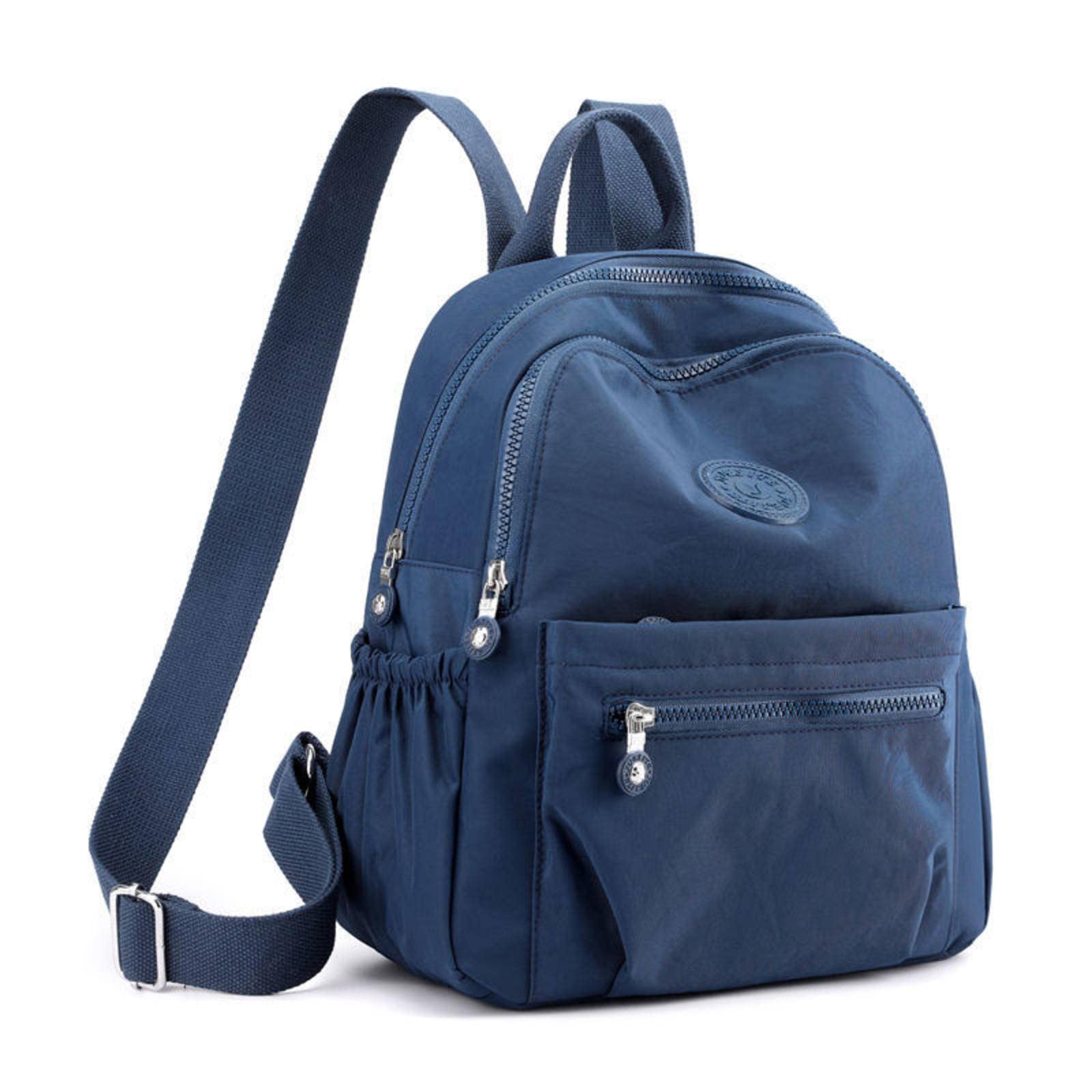 NA Women's Light Green Backpack - Small Canvas Bookbag for Students, Casual & Lightweight - Perfect for School, Travel & Everyday Use