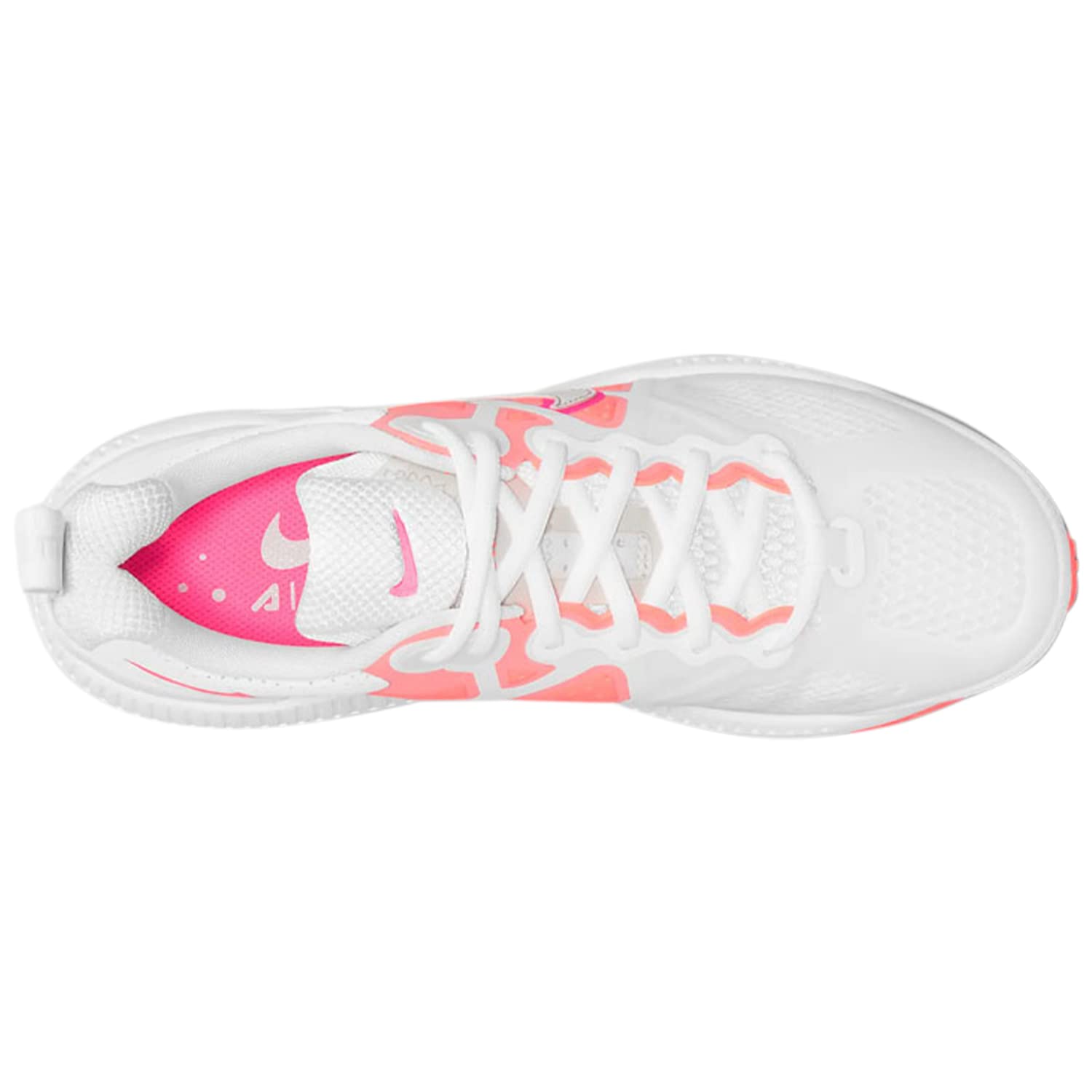 Nike Women's Air Max Genome Running Shoes - White/Platinum Tint (CZ1645-101) Size 8 | Lightweight Cushioned Sneakers for Women's Workout, Gym & Casual Wear