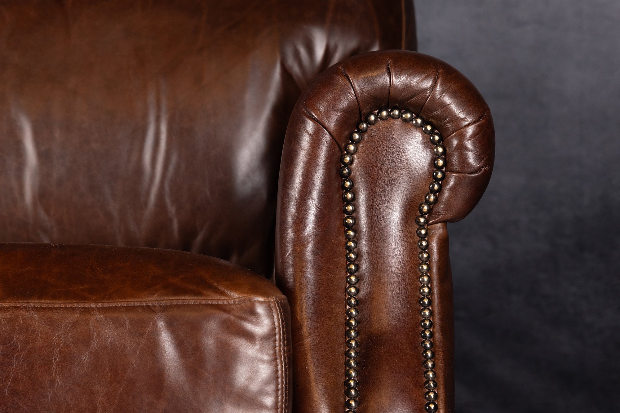 Premium Texas Leather Sofa - Genuine Leather, Comfortable & Durable - Perfect for Living Room, Lounge & Home Theater
