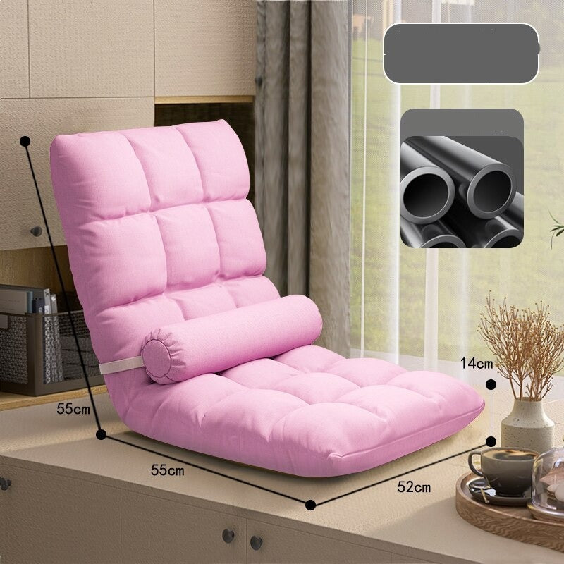 Comfortable Tatami Foldable Recliner Sofa Chair - Adjustable Backrest for Living Room, Bedroom & Outdoor Relaxation | Perfect for Lounging, Napping & Reading