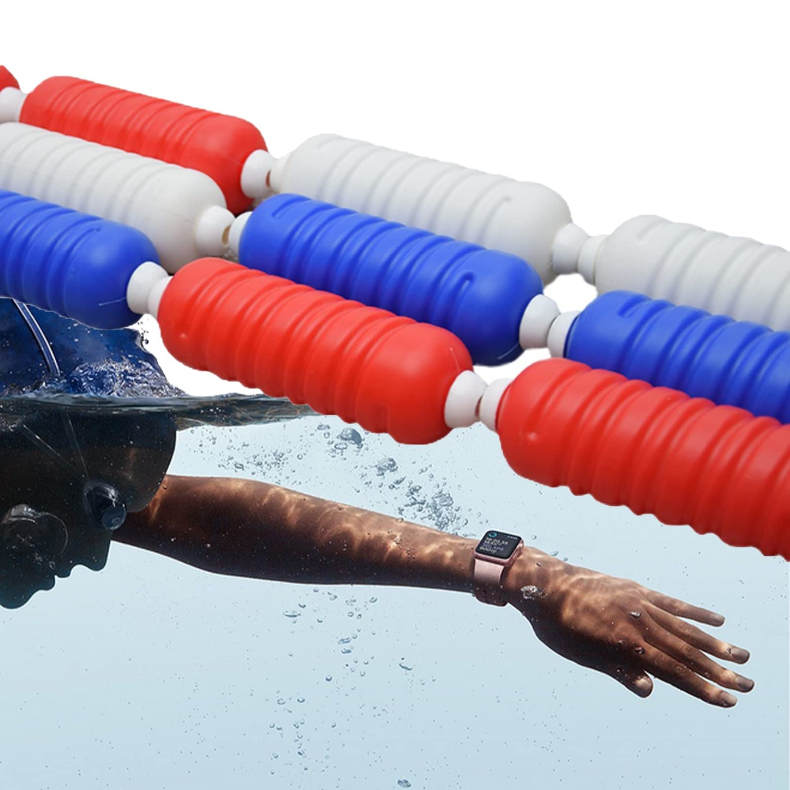 **Premium Floating Pool Safety Rope – 6m/20ft/236in Nylon Lane Divider for Inground Pools, Beaches & Swim Races – Heavy-Duty Water Barrier for Swim Area Separation & Safety**    *(Ideal for Pool Safety, Swim Training, Beach Zoning & Hazardous Area Marking)*
