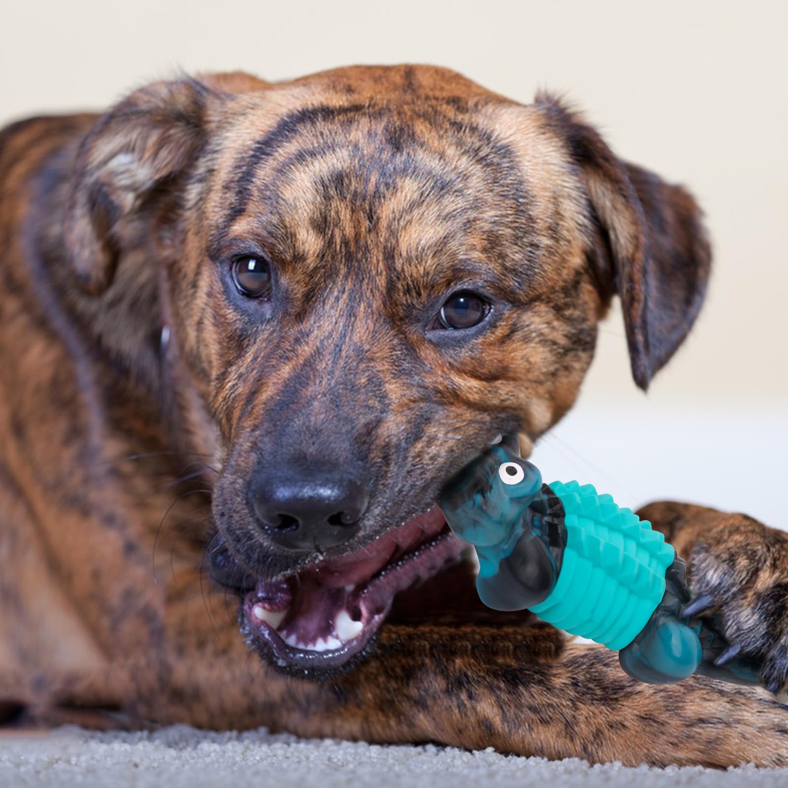 Indestructible Dog Toys for Aggressive Chewers - Durable Chew Toys for Large & Medium Breed Dogs with Real Bacon Flavor | Perfect for Playtime, Training & Anxiety Relief