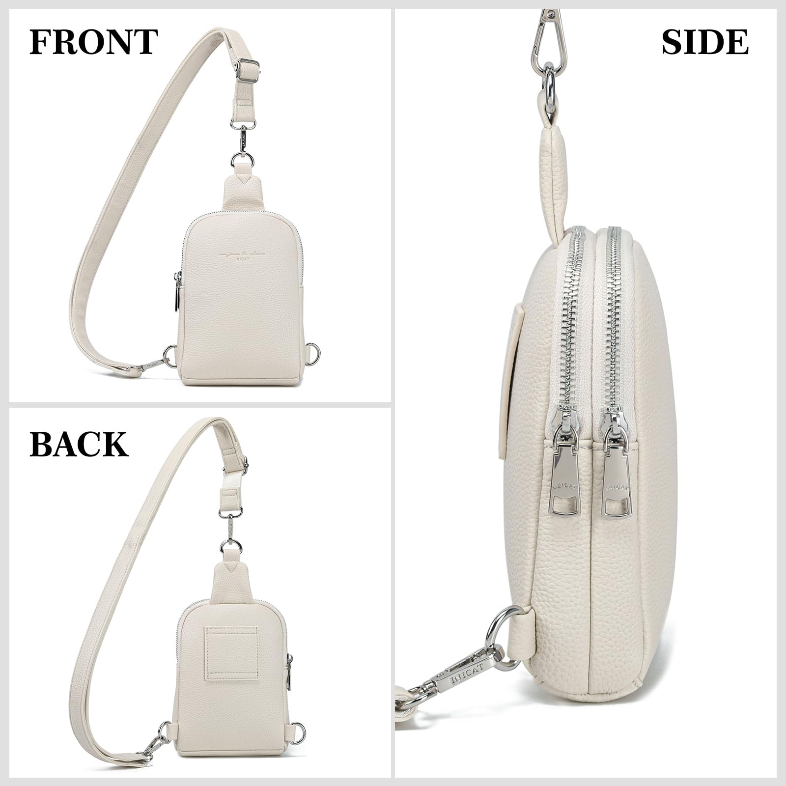 Haytijoe Women's Anti-Theft Crossbody Sling Bag - Lightweight Travel Purse with Adjustable Strap, RFID Blocking & Multiple Pockets - Perfect for Travel, Shopping, Gym & Everyday Use