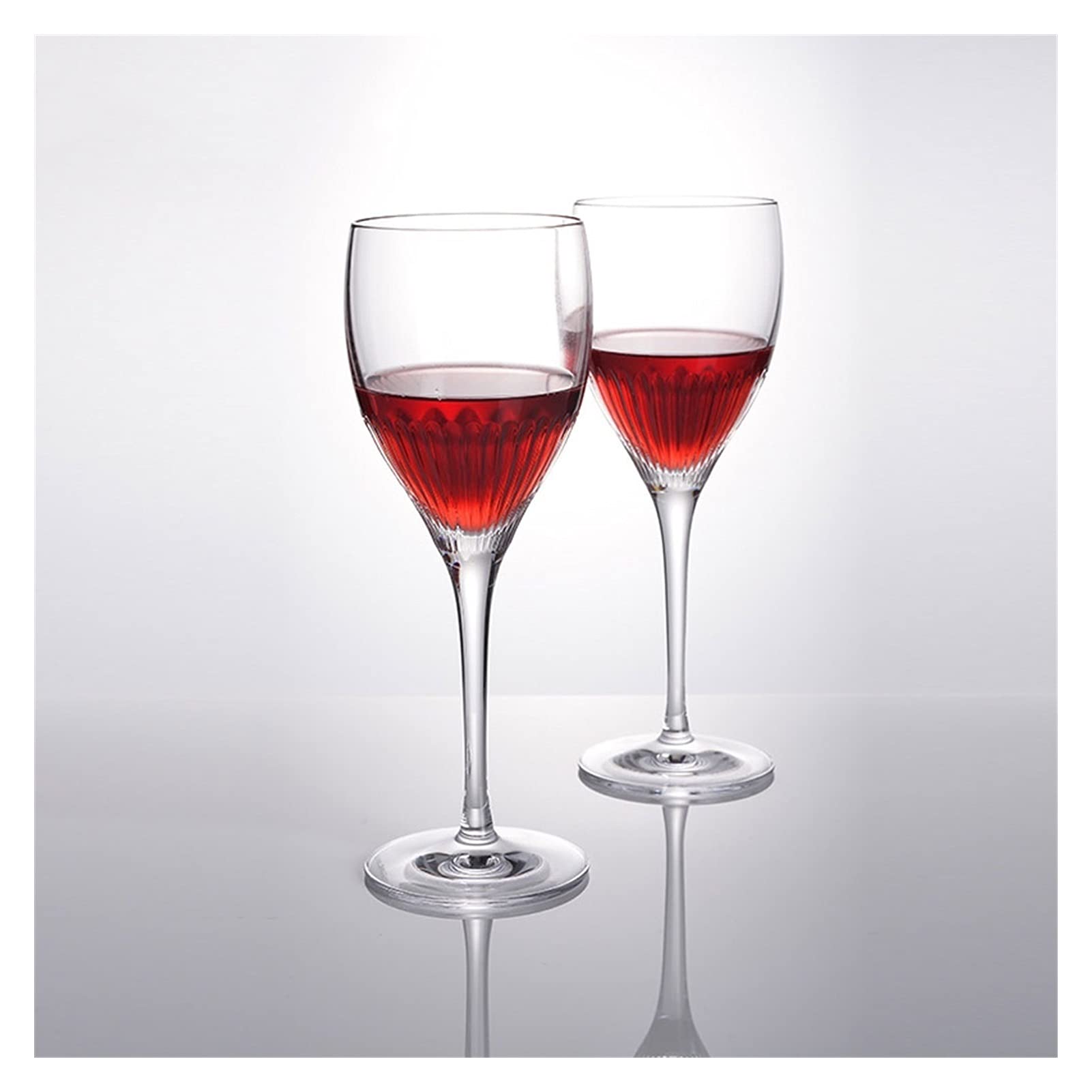 Premium Crystal Champagne Flutes - 340ml Elegant Wine Glasses for Weddings, Anniversaries & Christmas Celebrations - Perfect for Toasting, Romantic Dinners & Holiday Parties