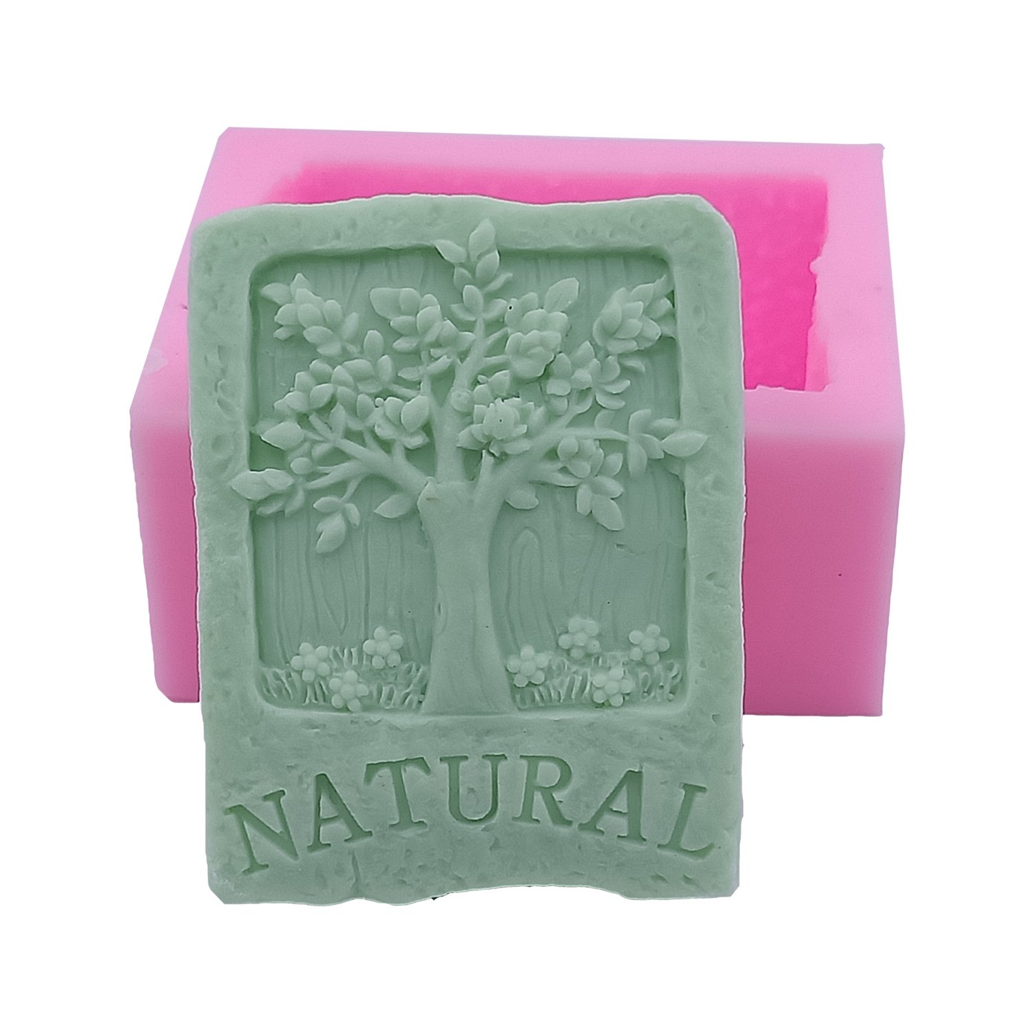 Eco-Friendly Tree Silicone Molds for Soap, Candles, Resin & DIY Crafts - Perfect for Handmade Gifts, Home Decor & Bathroom Essentials