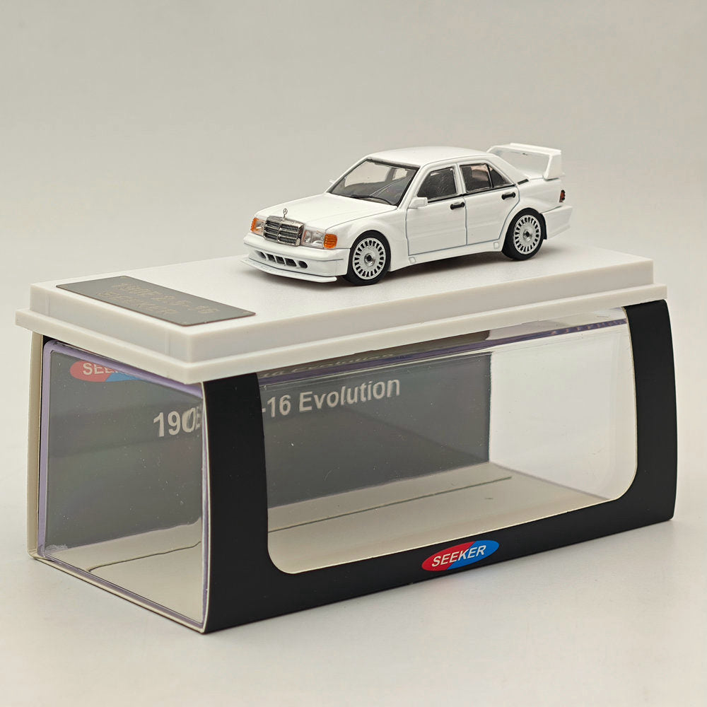 1:64 Mercedes Benz 190E 2.5 16 Evolution Diecast Model Car - Collectible Toy Vehicle for Adults & Kids - Perfect for Display, Gifts, and Racing Enthusiasts (Office Desk Decor, Birthday Present, Car Show Display)