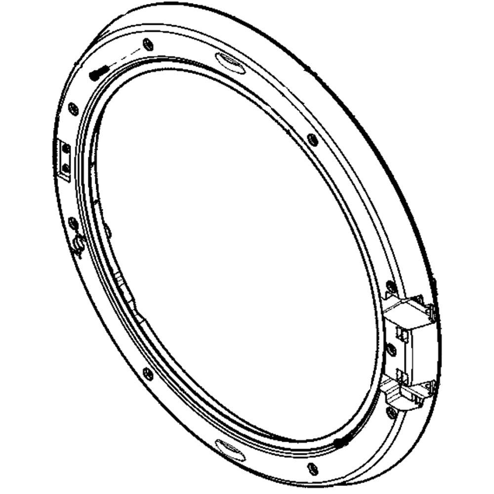Genuine OEM Washer Door Inner Frame Replacement Part (5304505234) - Perfect for LG, Samsung, Kenmore Front Load Washing Machine Repairs