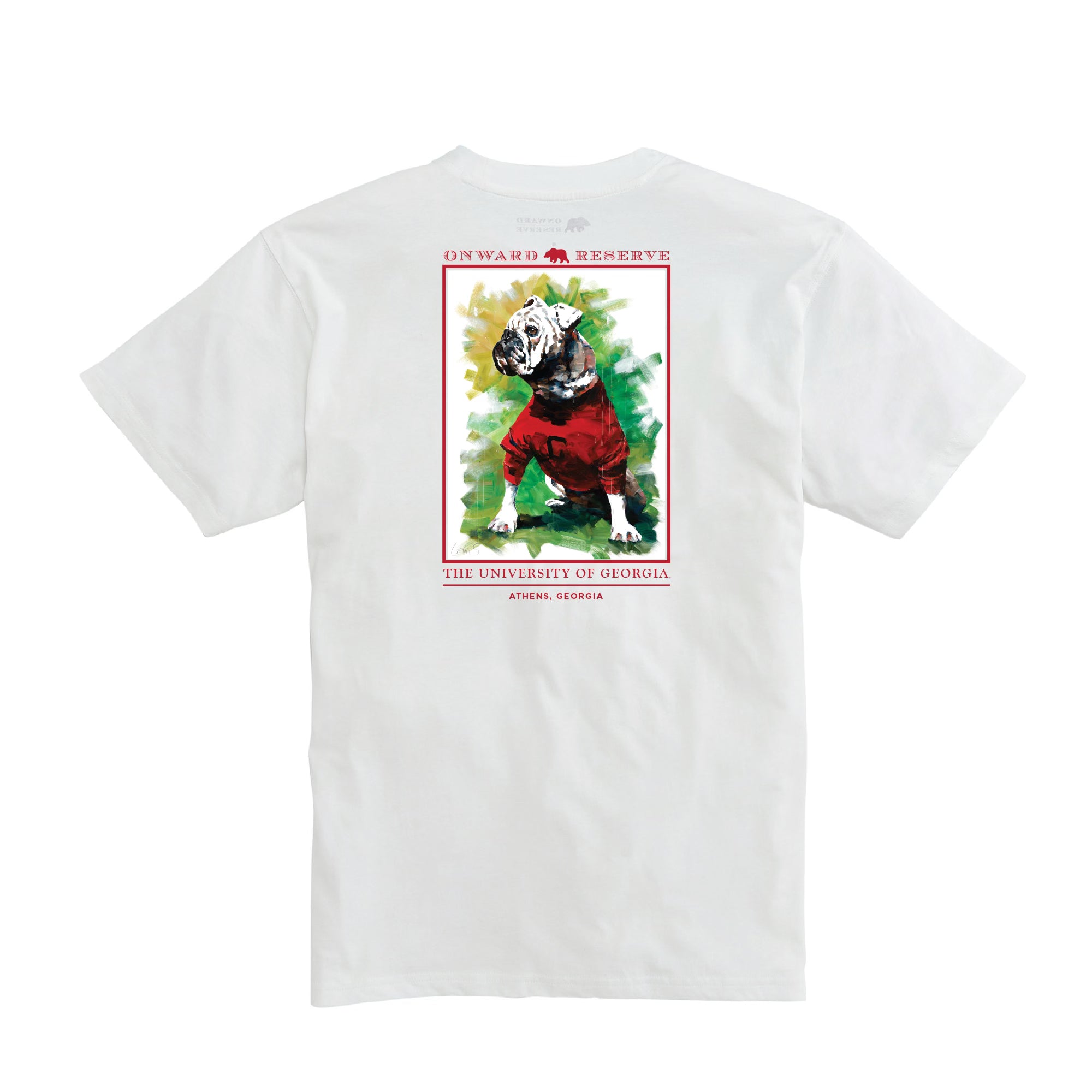 Lewis UGA #1 Tee - Georgia Bulldogs Fan T-Shirt for Men & Women - Comfortable Cotton Shirt for Game Day, Tailgating & College Spirit