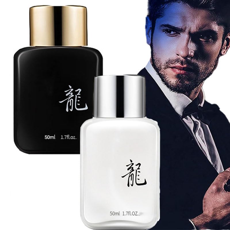 2pcs VYG Cologne for Men - Seductra & Pheromone-Infused Perfume Set (Scents A+D) | Long-Lasting Fragrance for Date Night, Office & Special Occasions