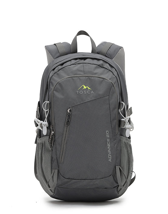 Tosca TCA944 20L Deluxe Backpack Grey - Durable Travel Backpack for Work, School & Outdoor Adventures