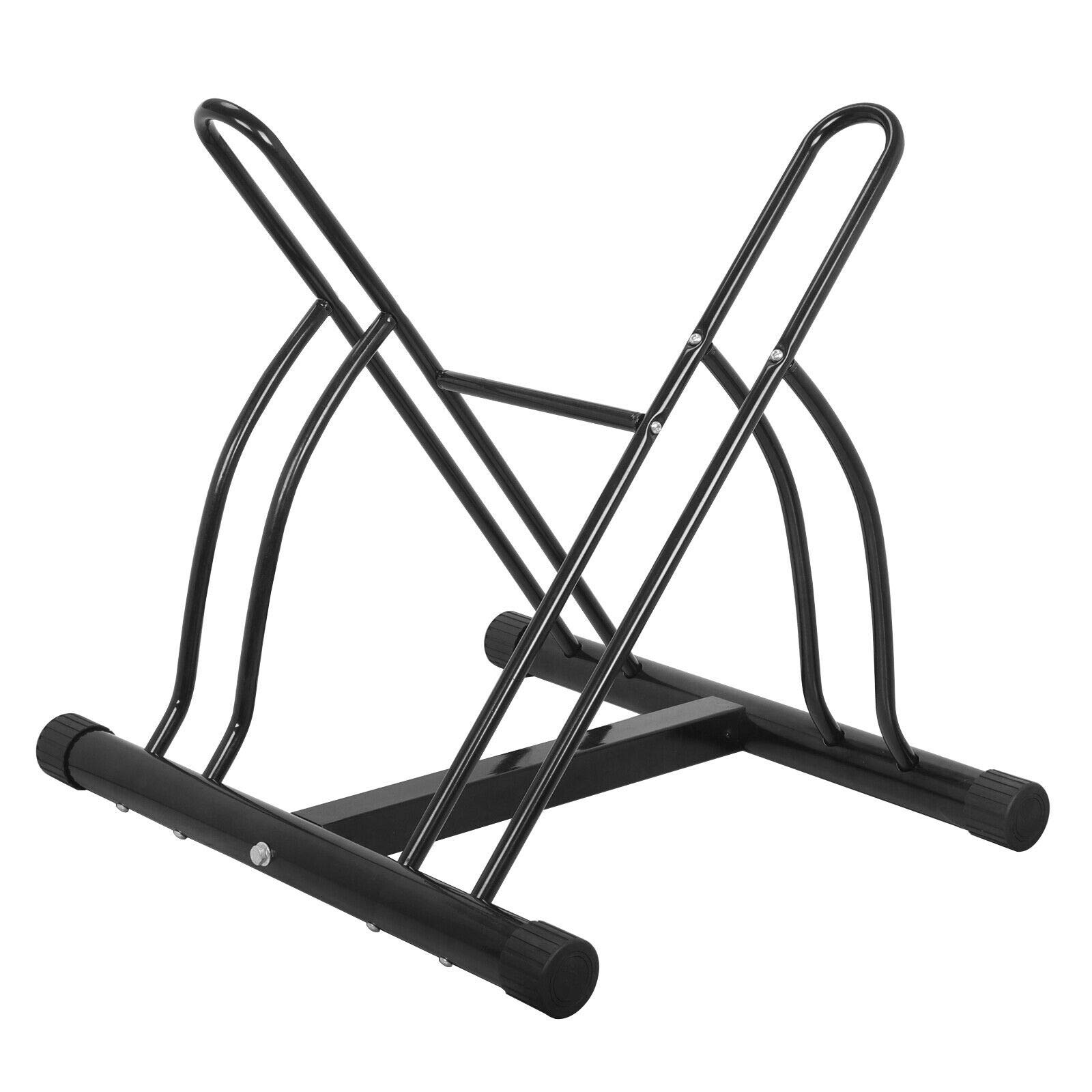 NADA Large Bike Floor Storage Rack - Heavy Duty Bicycle Stand Holder for Indoor/Outdoor Use - Perfect for Garage, School, or Home Organization