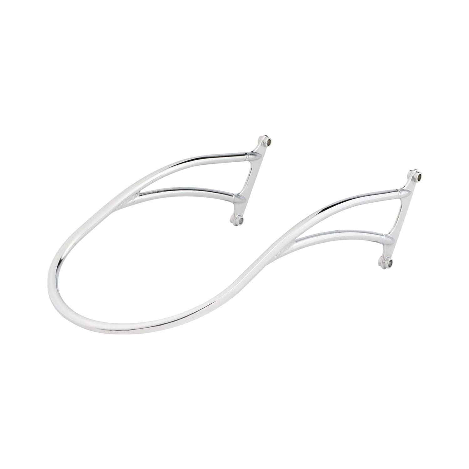 Indian Motorcycle Front Fender Bumper - Heavy Duty Chrome Plated Protection Guard for Harley, Honda, Yamaha - Perfect for Cruiser, Touring & Custom Bike Riders (Highway, Off-Road & Urban Commuting)