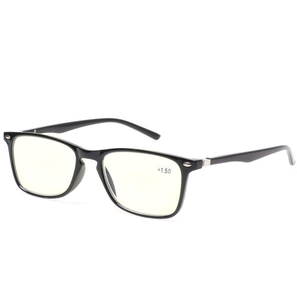 JOSCHOO Anti Blue Light Reading Glasses for Men & Women - Computer Glasses to Reduce Eye Strain - Lightweight Readers for Office, Gaming & Screen Use