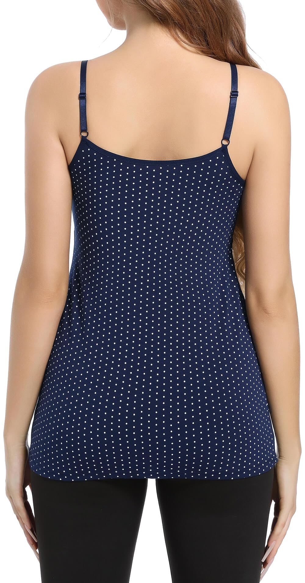 **Nursing Tops for Women - Comfortable Maternity & Breastfeeding Tank Shirt with Built-in Sleep Bra | Perfect for Nursing, Pumping, and Everyday Wear**
