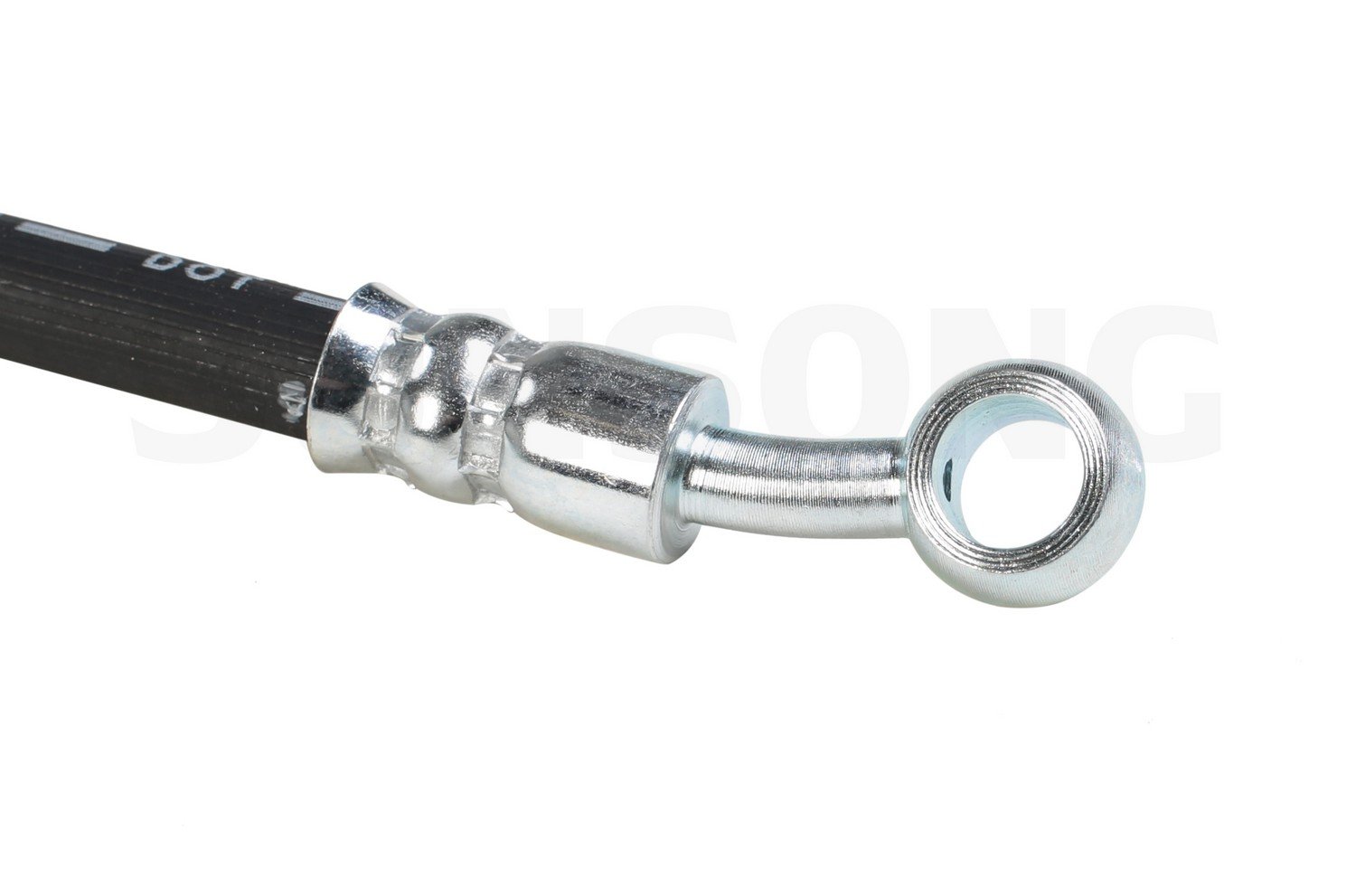 Sunsong 2205646 Brake Hydraulic Hose - High Performance Replacement for Cars & Trucks - Durable DOT Approved Brake Line for Safe Stopping - Ideal for Off-Roading, Towing & Daily Commuting