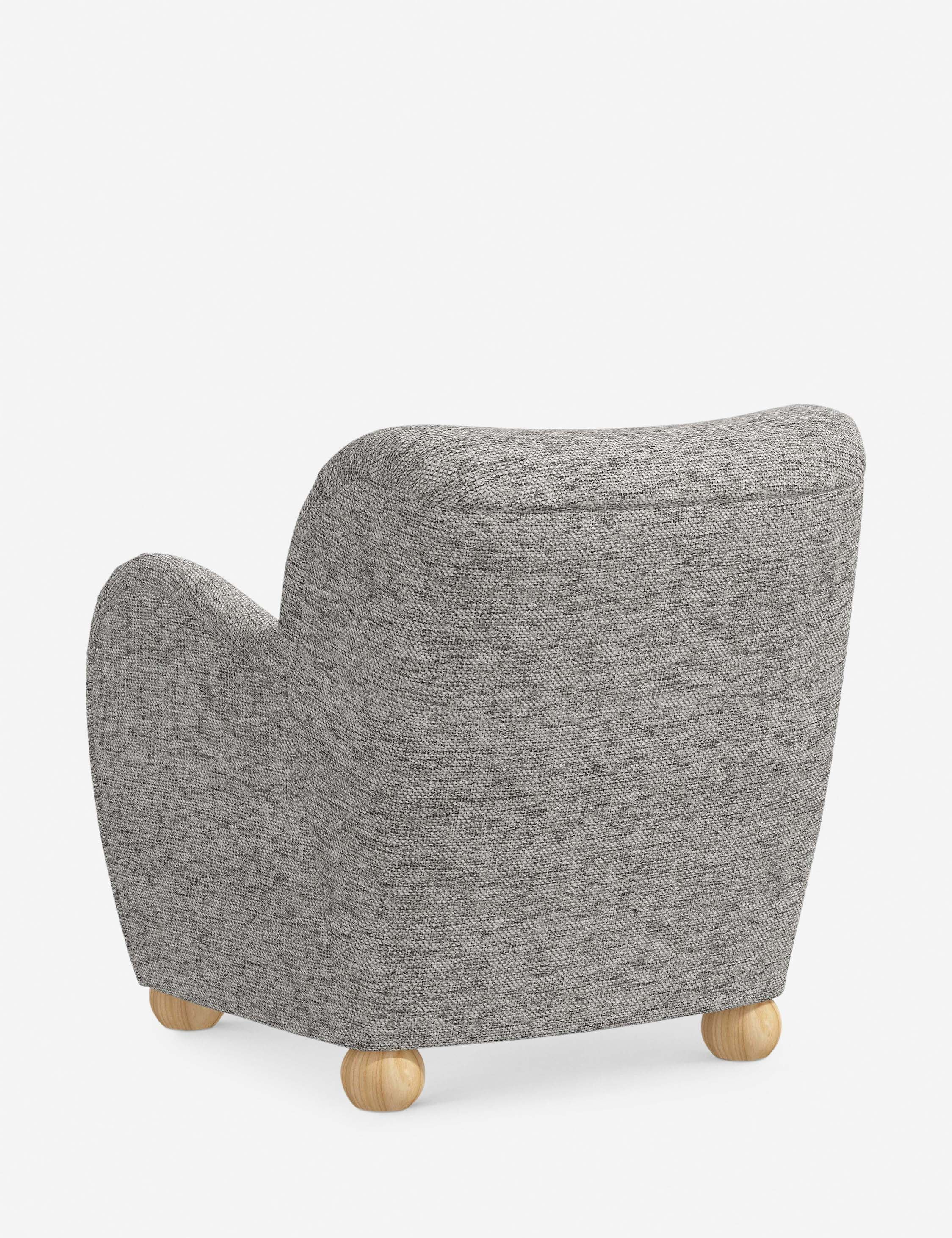 Baird Accent Chair - Modern Upholstered Lounge Chair for Living Room, Bedroom & Office - Stylish Comfortable Reading Chair with Wooden Legs - Perfect for Relaxing, Reading & Decorating Your Home