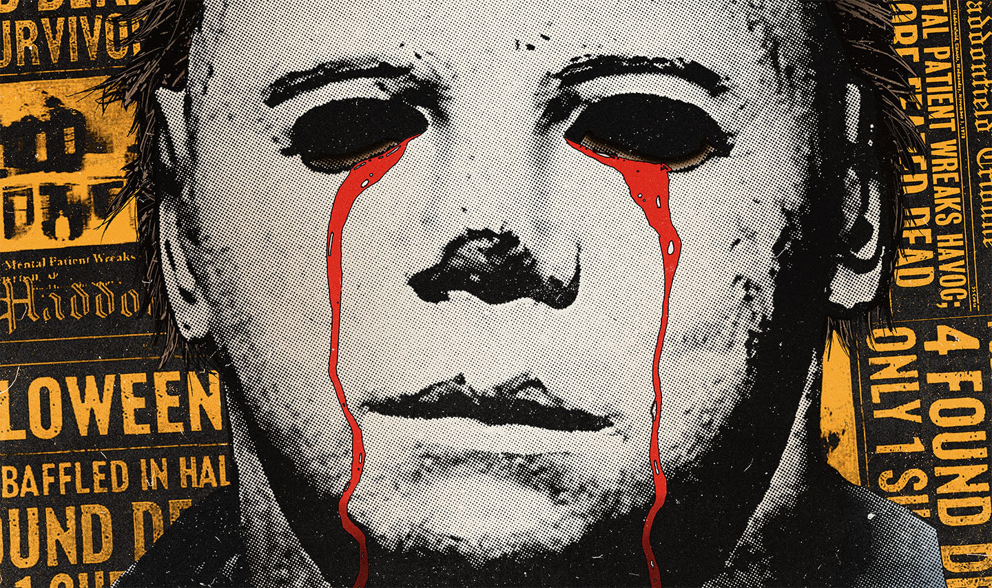 Halloween II Movie Poster - Classic Horror Film Wall Art for Halloween Decor, Movie Room & Themed Parties
