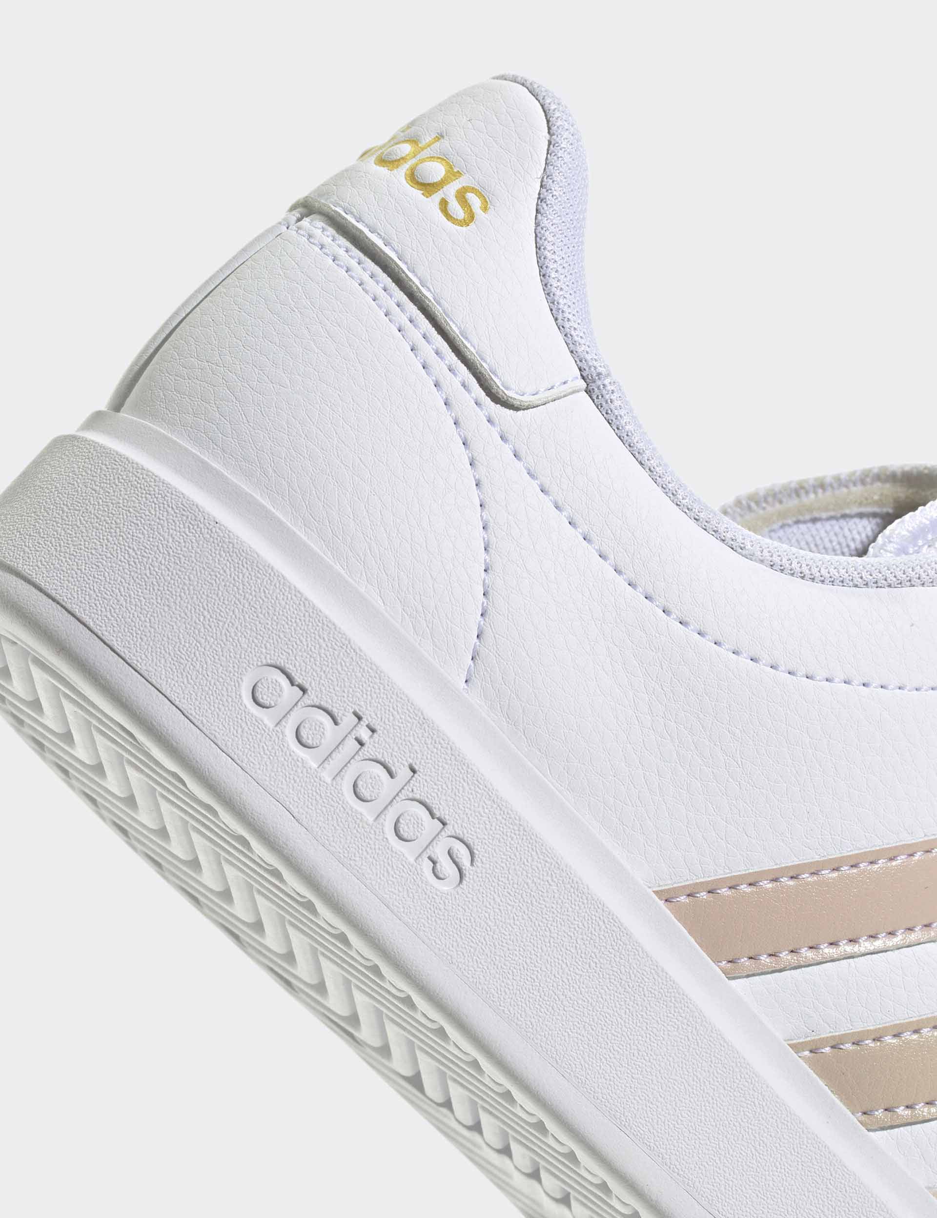 Adidas Grand Court 2.0 Sneakers - Cloud White/Wonder White/Wonder Beige | Comfortable Tennis Shoes for Women & Men | Perfect for Casual Wear, Gym & Outdoor Activities