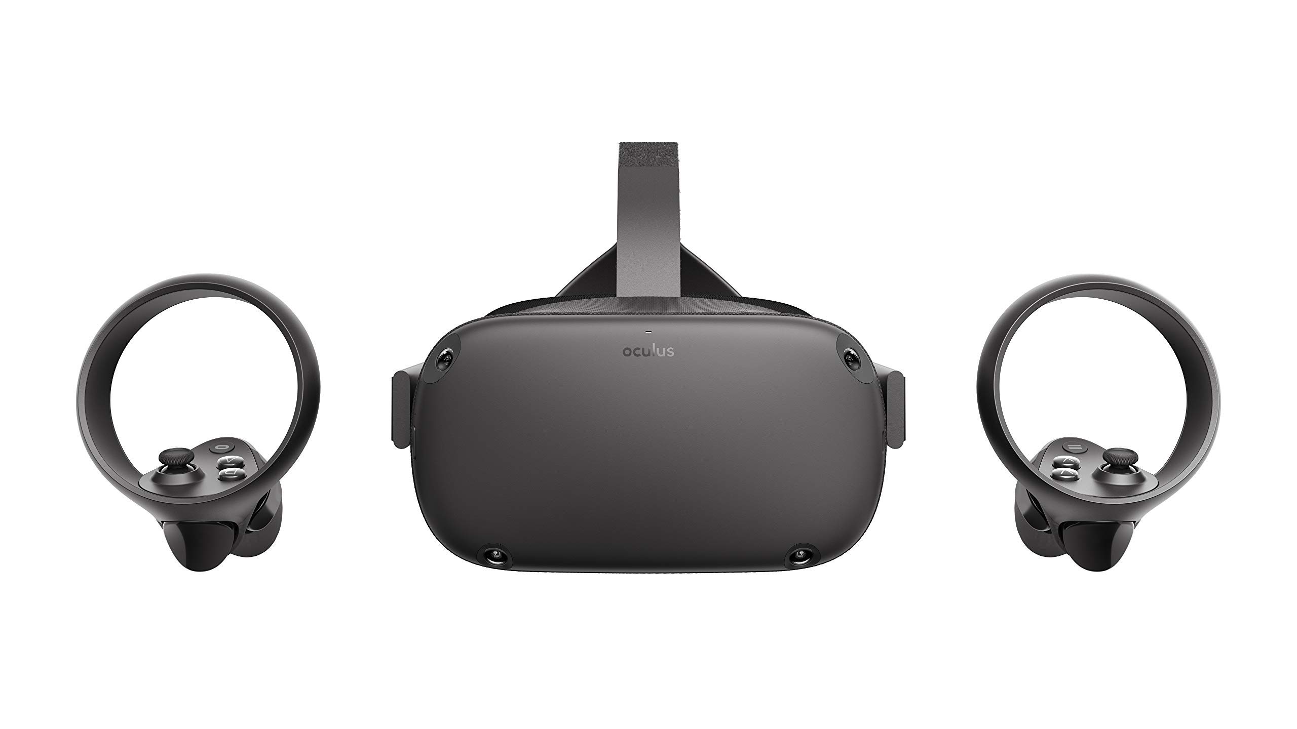 Oculus Quest All-in-one VR Gaming Headset 128GB (Renewed) - Wireless Virtual Reality System for PC & Mobile Games, Fitness, Social VR & Home Entertainment