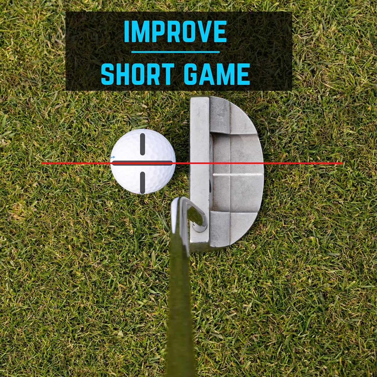 Premium Golf Ball Line Marker & Alignment Tool - 2 Pack | Essential Golf Accessory for Putting Practice | Fits in Golf Bag & Portable for Course Use | Perfect for Improving Putting Accuracy & Alignment on Greens
