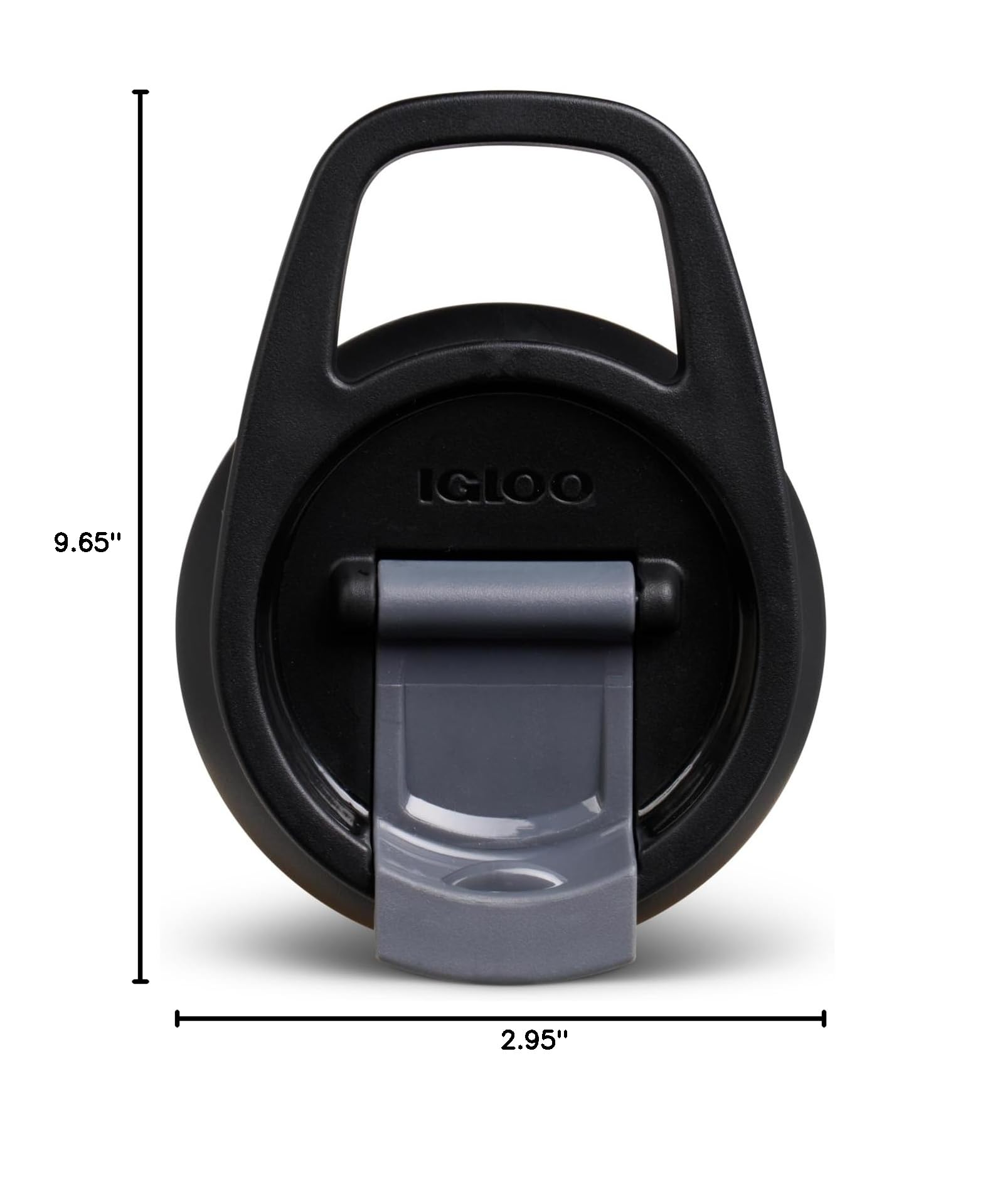 Igloo Stainless Steel Flip 'n' Sip Tumbler - 20oz Insulated Travel Mug with Leak-Proof Lid for Hot & Cold Drinks - Perfect for Commuting, Camping and Office Use