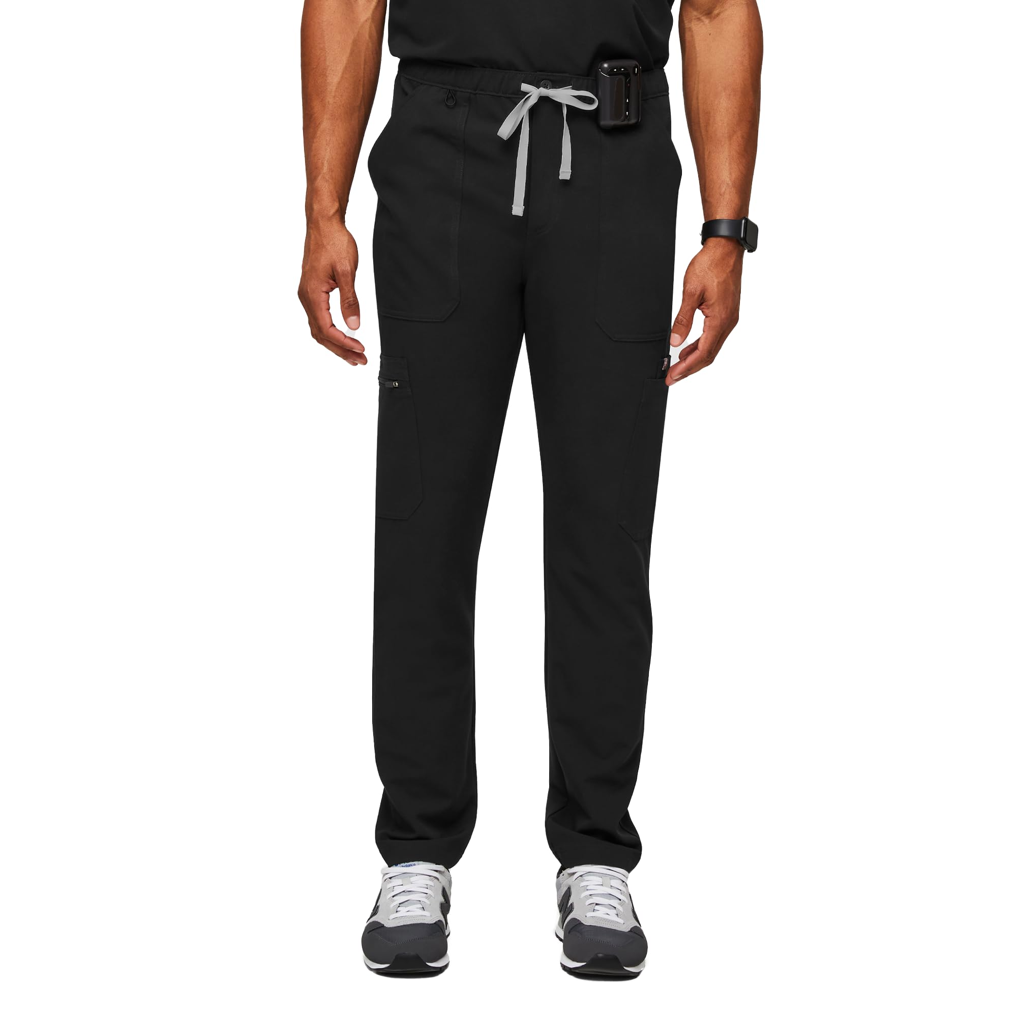 FIGS Cairo Cargo Scrub Pants for Men - Classic Straight Leg Fit, 9 Functional Pockets, 4-Way Stretch Fabric, Anti-Wrinkle Medical Scrubs | Perfect for Doctors, Nurses & Healthcare Professionals