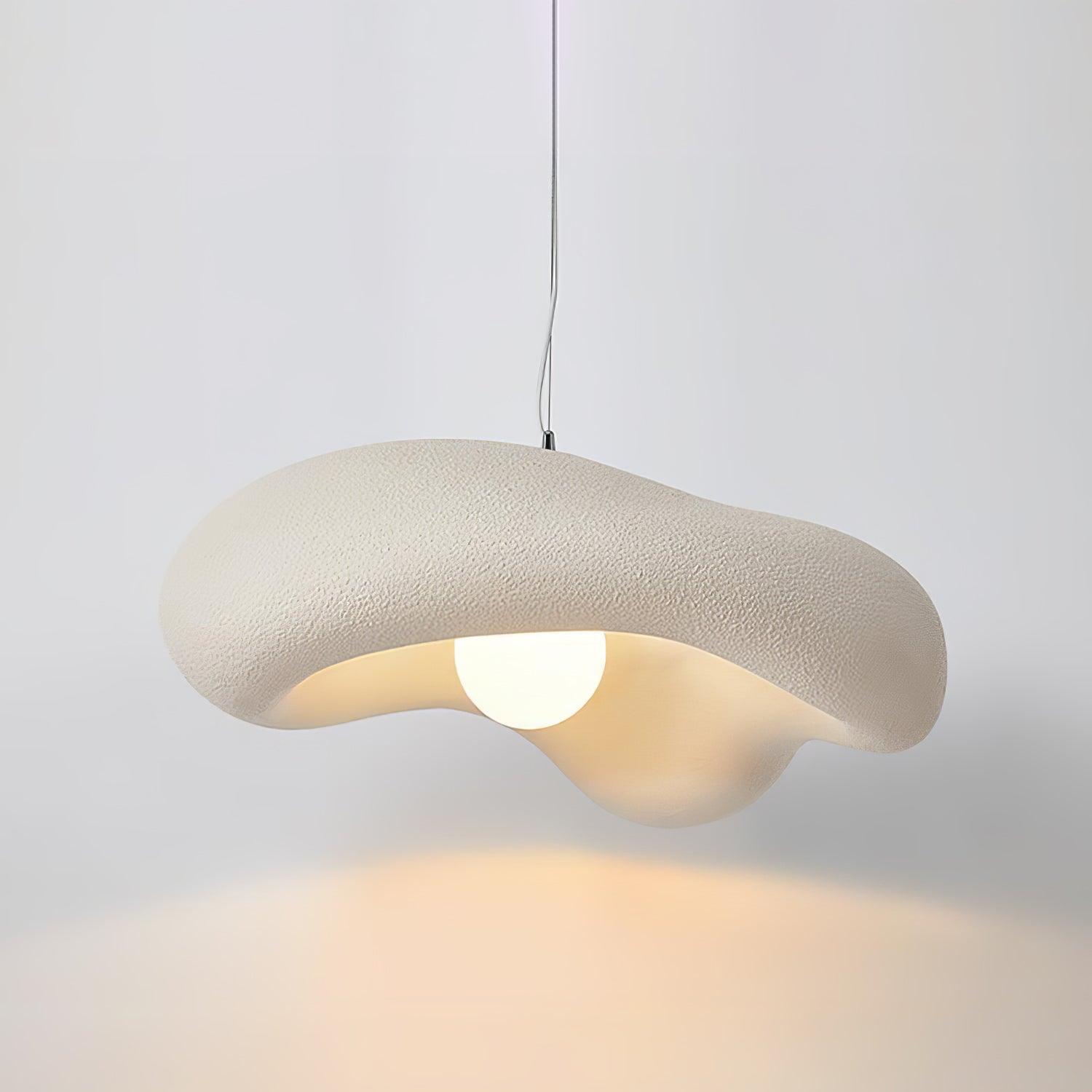 Eterna Wabi Sabi Pendant Light - Handmade Japanese Minimalist Hanging Lamp for Dining Room, Kitchen Island, or Bedroom Decor