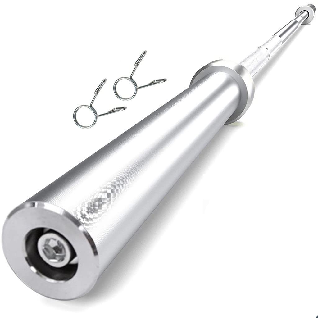 Barbell Curl Bar for Weight Loss & Home Workouts - Strength Training Equipment for Biceps & Arms | Perfect for Home Gym, Bodybuilding & Fitness Routines