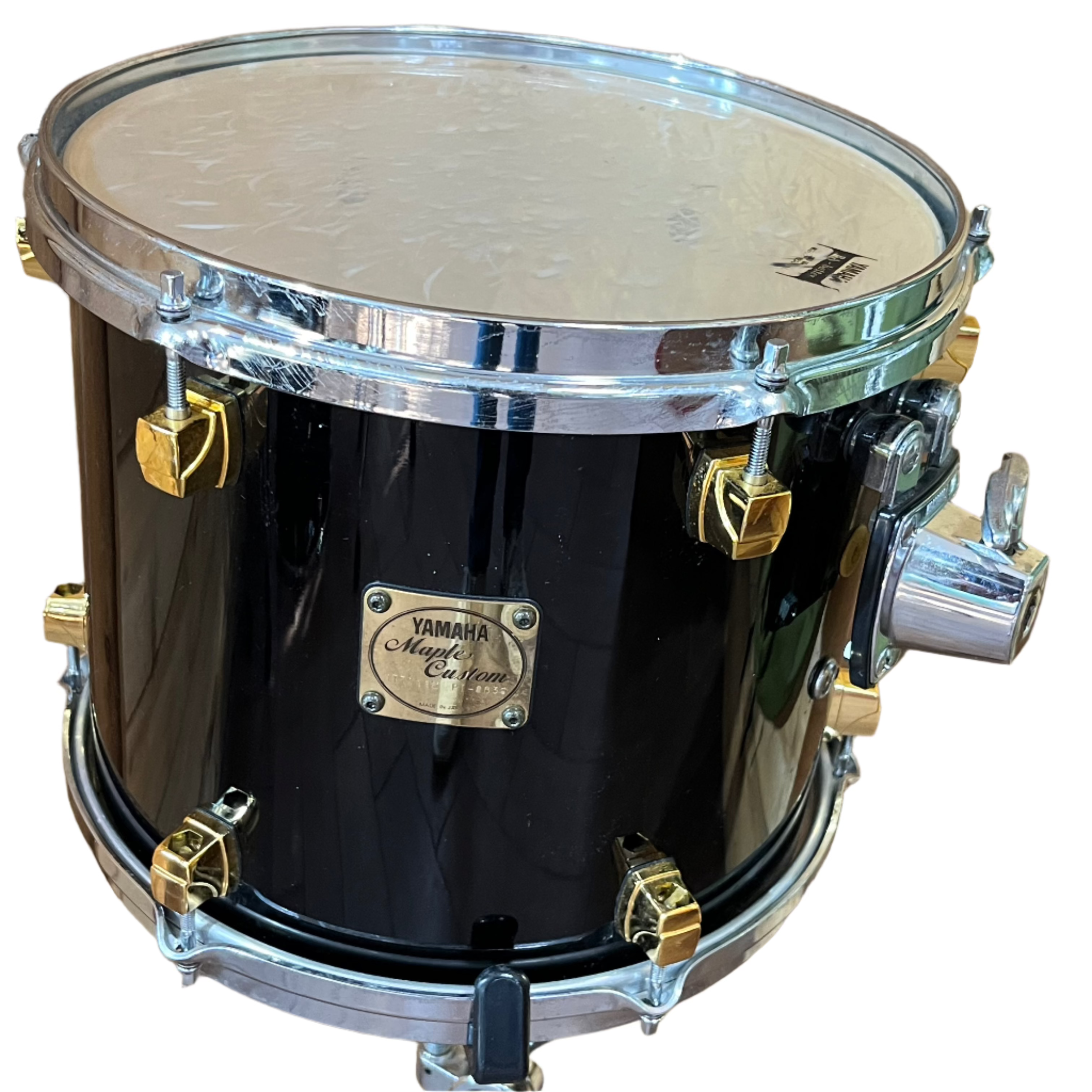 Yamaha Maple Custom 12-Inch Floor Tom Drum with Stand | Premium Maple Shell for Rich Sound | Perfect for Live Performances, Studio Recording & Drum Kits