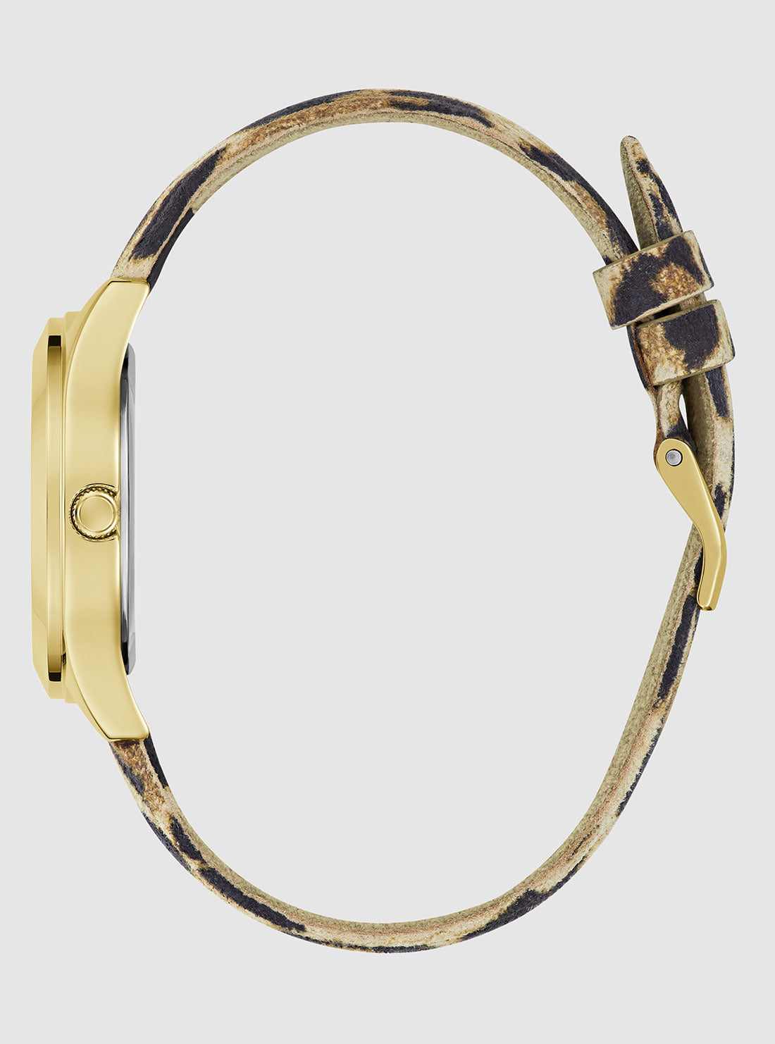 Luxury Gold Glitz Animal Print Leather Watch for Women - Stylish Fashion Accessory for Parties, Work & Everyday Wear