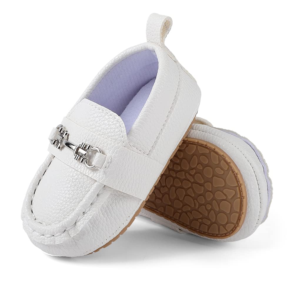 Newborn Boys' Solid Oxford Shoes - Comfortable & Stylish First Walkers for Baby Boys - Perfect for Special Occasions & Everyday Wear