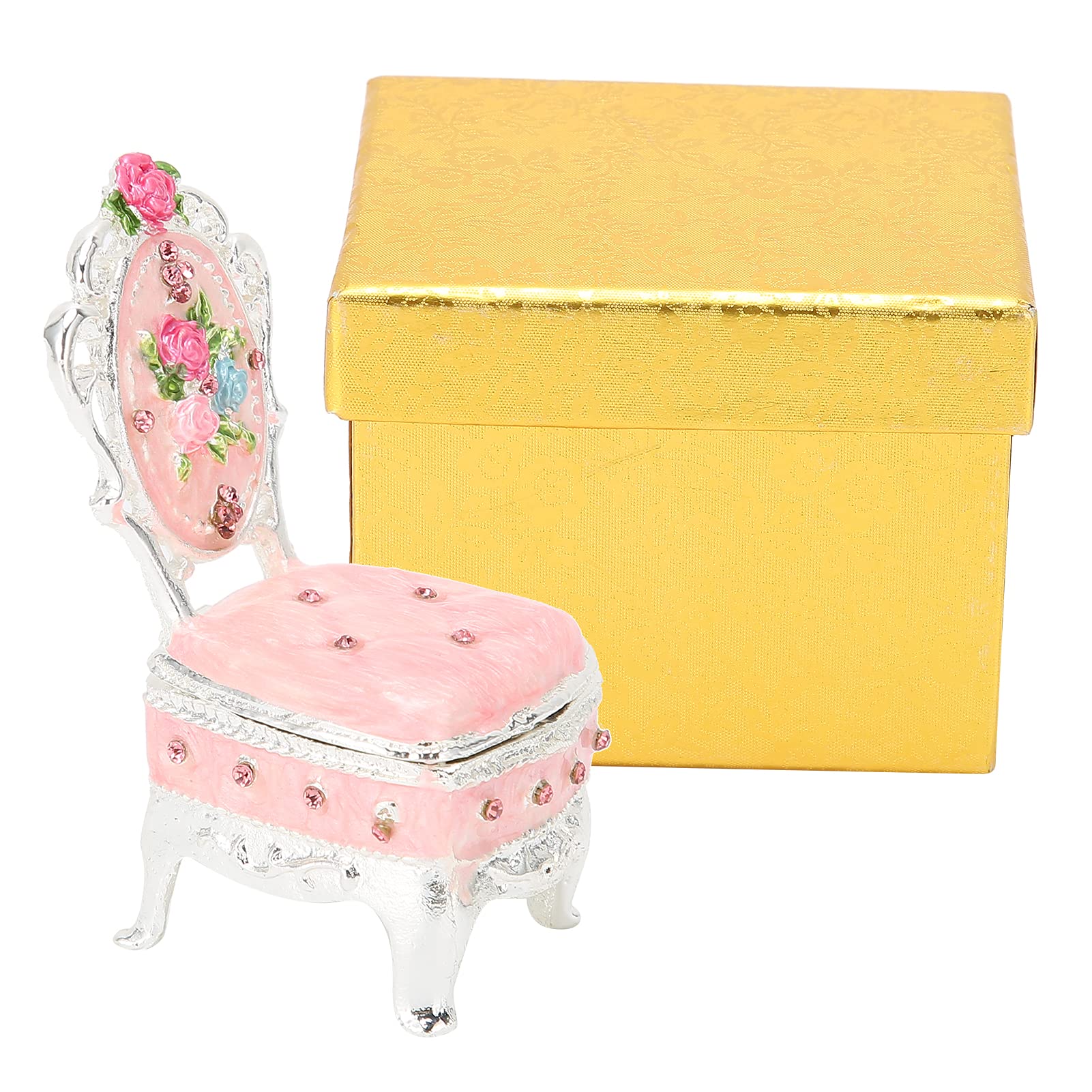 Mini Jewelry Box - Portable Travel Jewelry Organizer with Display Case for Necklaces, Earrings & Rings | Perfect for Travel, Home Storage & Gift Giving