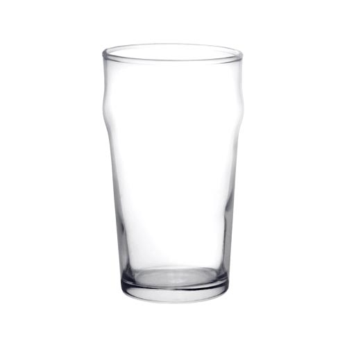 BarConic® 20 oz English Pub Glass - Heavy Duty Beer Pint Glass Set for Home Bar, Restaurants & Parties - Perfect for Stout, Ale, Lager & Craft Beer Drinking