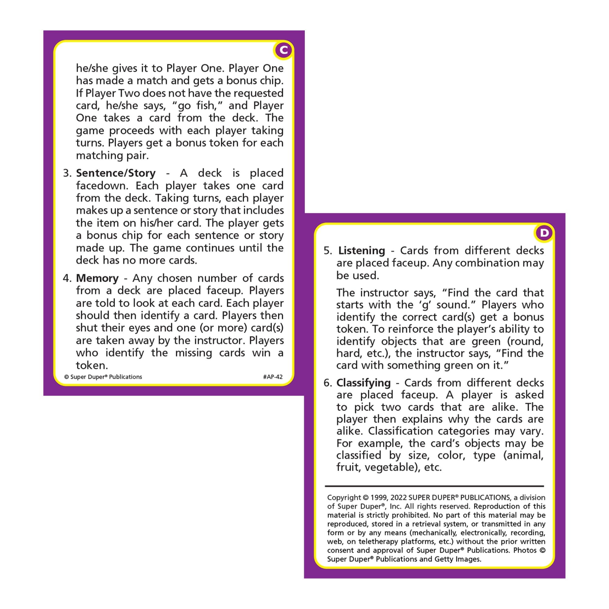 Super Duper Publications Articulation Photos Fun Deck Flash Cards - Speech Therapy & Language Learning for Kids - Perfect for Home, Classroom & Homeschooling