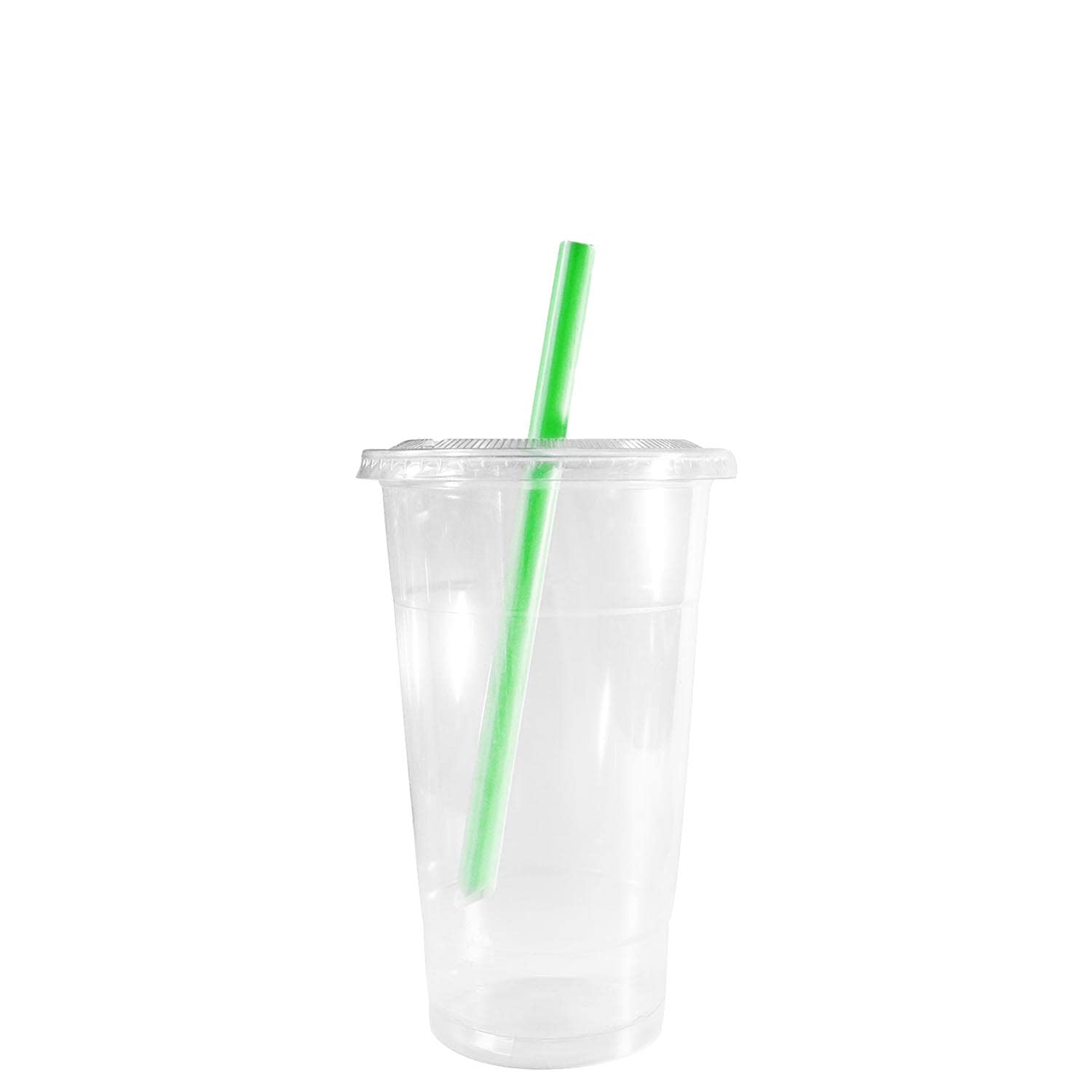 600 Pack 10 oz Clear Plastic Disposable Cups with Lids & Straws - PET Smoothie Cups for Protein Shakes, Bubble Tea, Iced Coffee, Boba, Fresh Juice | Meal Prep & Party Supplies | Perfect for Cafes, Restaurants, and Home Use
