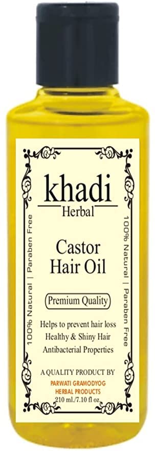 Pure & Virgin Grade Herbigiri Cold Pressed Castor Oil - 210ml for Hair Growth, Skin Care & Eyelash Treatment | Natural Remedy for Dry Scalp, Thinning Hair & Wrinkles | Perfect for DIY Beauty Recipes & Massage Therapy