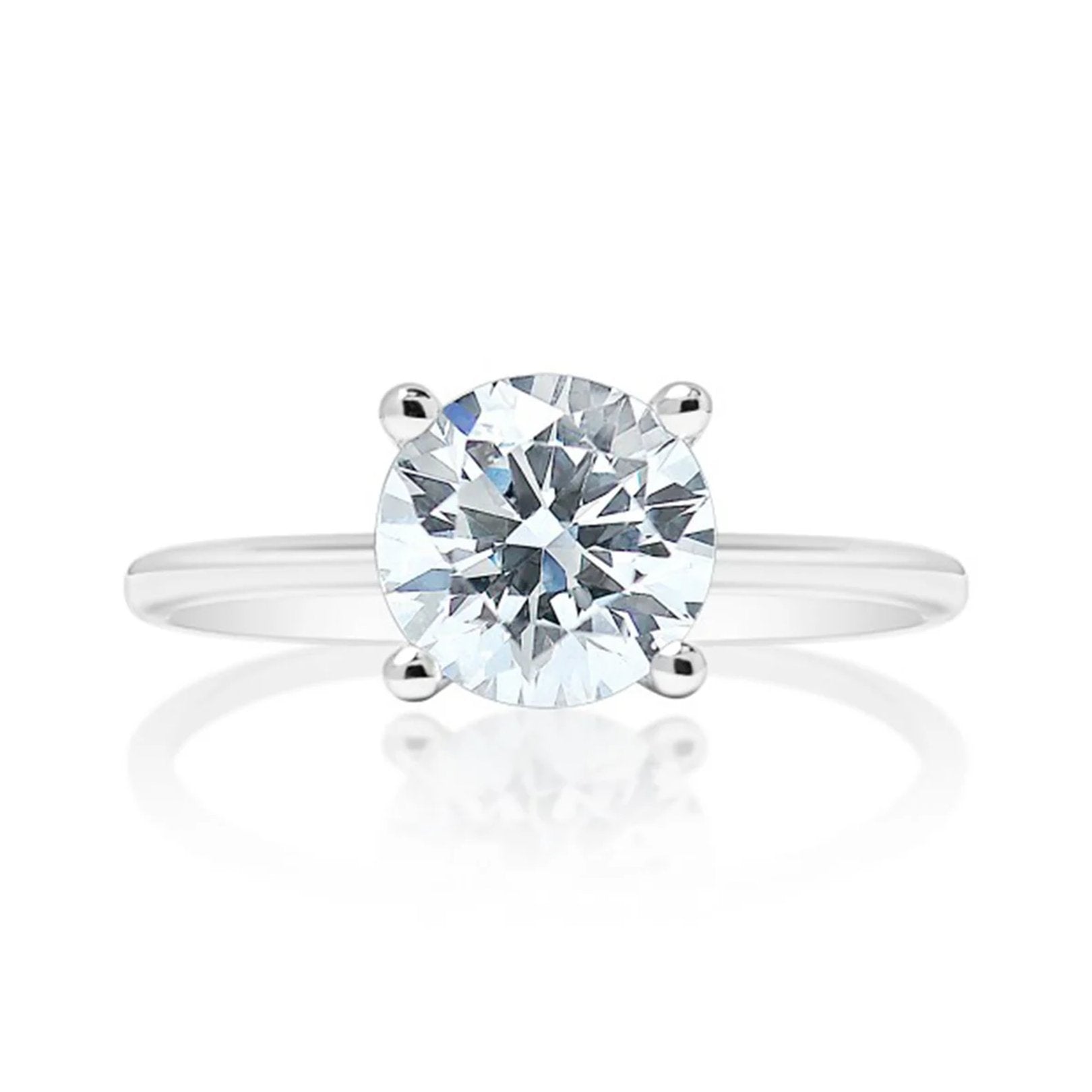 0.06 Carat Diamond Hidden Halo Engagement Ring for Women - Elegant Wedding Proposal Ring, Anniversary Gift, Promise Ring for Her - Perfect for Valentine's Day, Christmas & Special Occasions