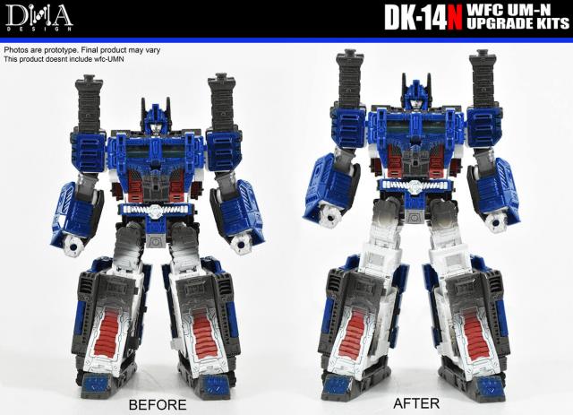 DNA Design DK 14N Upgrade Kit for WFC 08 - Transformers Figure Accessories | Enhance Your WFC 08 Collectible Display & Customization