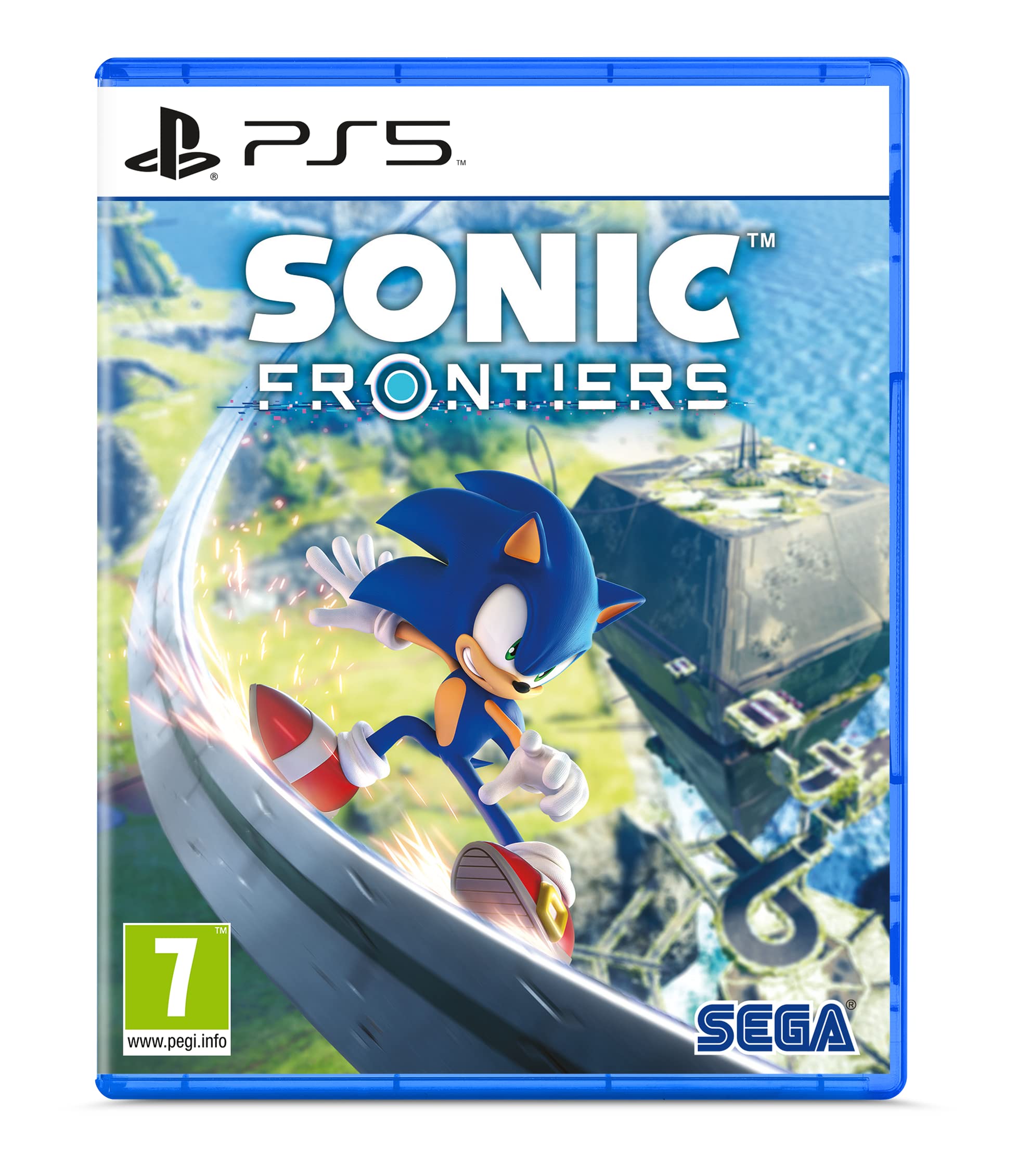Sonic Frontiers for PS5 - Fast-Paced Action Adventure Game - Explore Open Zones & Battle Enemies - Perfect for Family Gaming & Next-Gen Console Experience