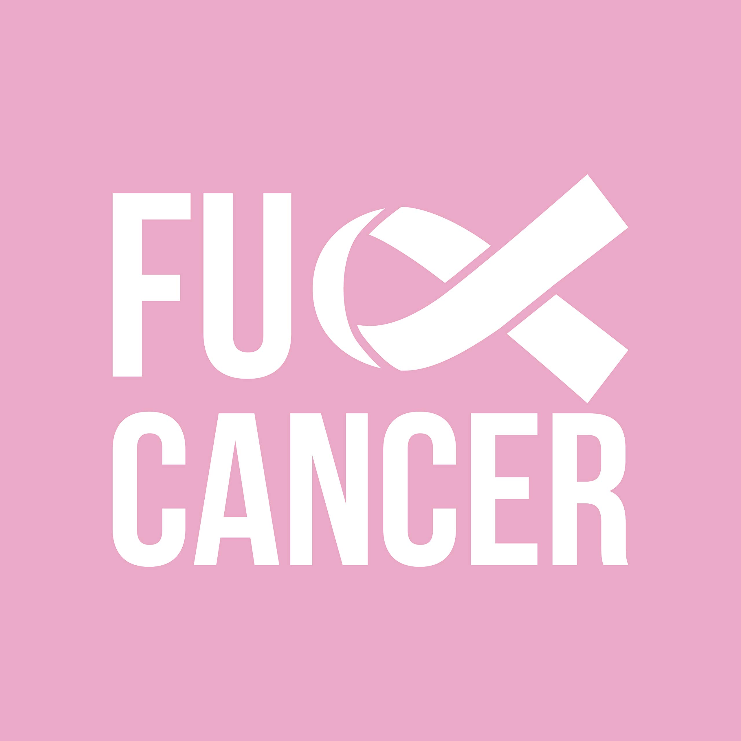 Vinyl Wall Art Decal - Pink Ribbon Breast Cancer Awareness Sticker - 17