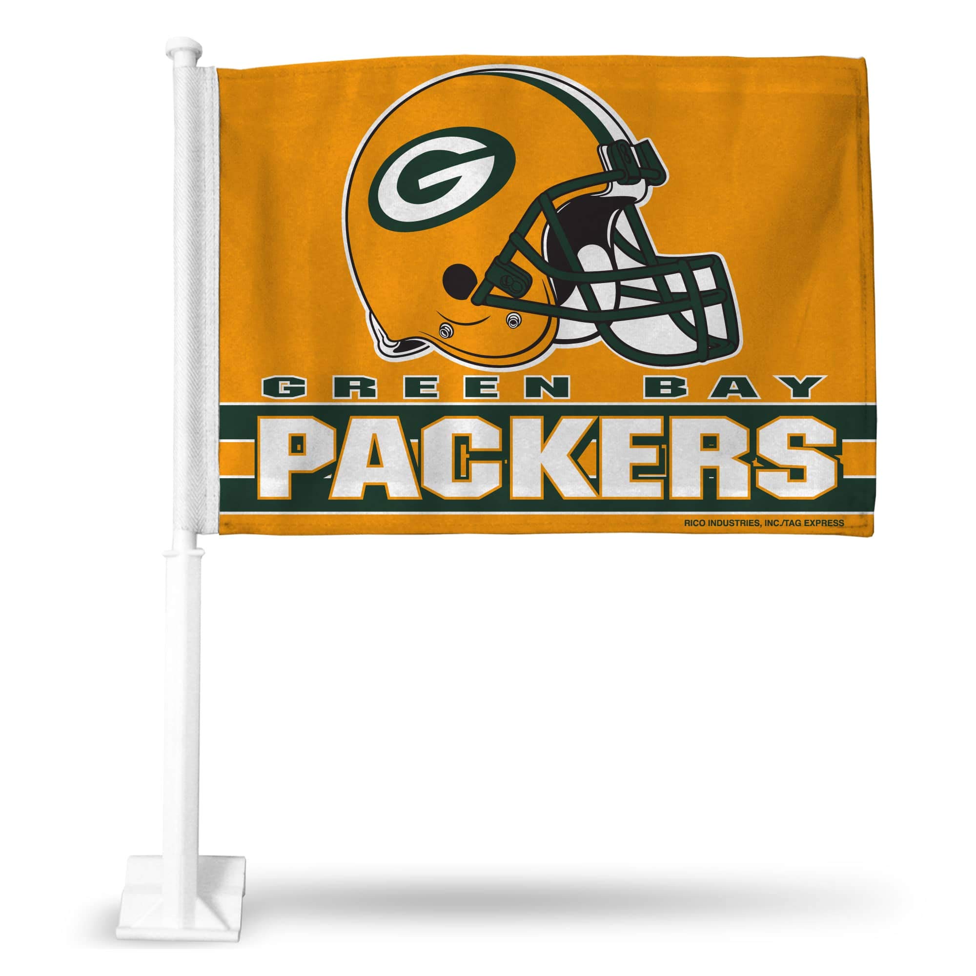 NFL Car Flag Double Sided - Officially Licensed Team Logo - Durable Polyester Car Accessory for Game Day Tailgating & Road Trips