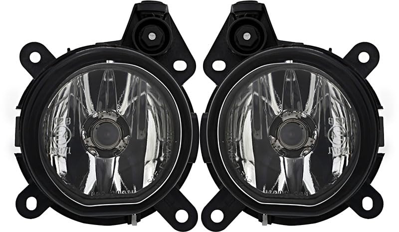 Mini Cooper Fog Lights Replacement Kit - Compatible with 2002-2008 Models (Driver & Passenger Side) | Durable Fog Lamp Set for Improved Night Visibility & Safety Driving