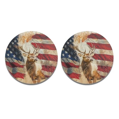 America Flag Deer