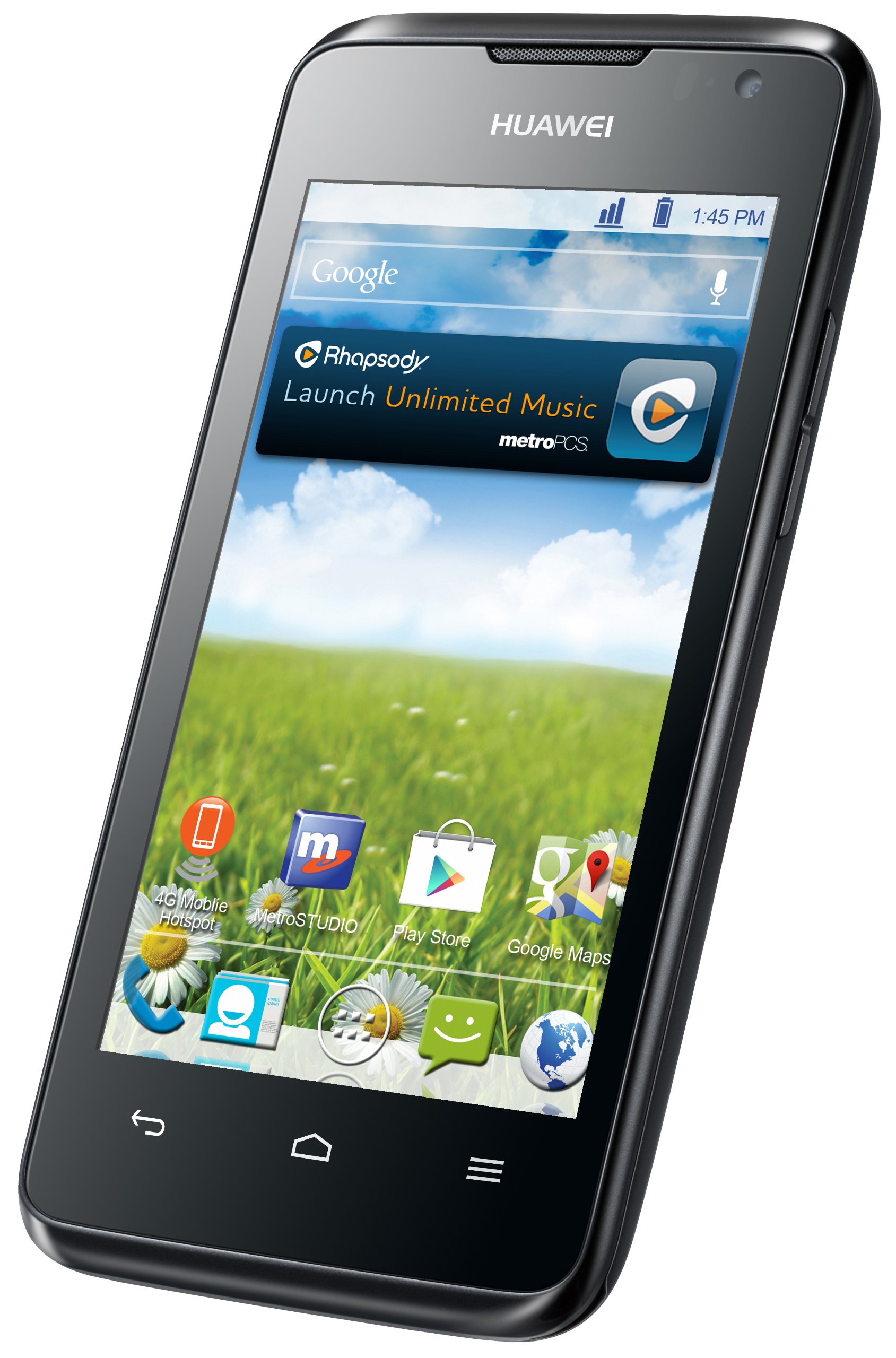 Huawei Premia 4G LTE Android Smartphone - Unlocked GSM Prepaid Phone for MetroPCS & T-Mobile | Perfect for Travel, Business & Everyday Use