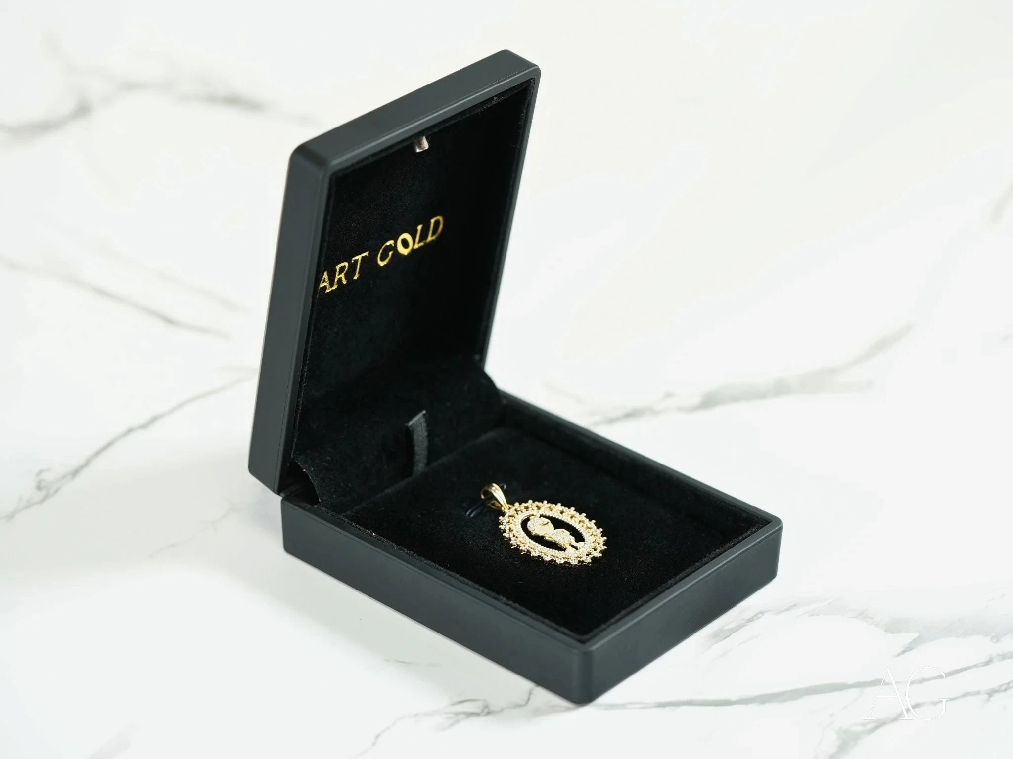 18K Gold CZ Boy Pendant Necklace - Elegant Jewelry Gift for Men & Women | Perfect for Birthdays, Anniversaries & Special Occasions