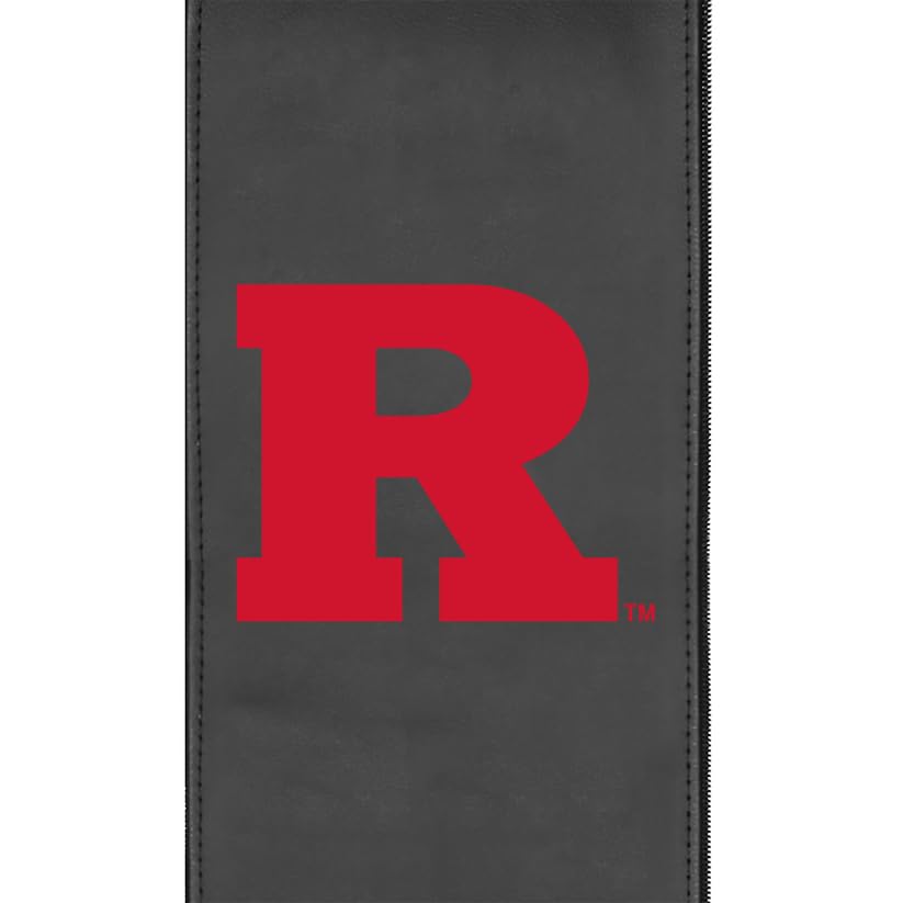 PhantomX Black Mesh Gaming Chair with Rutgers Scarlet Knights Red Embroidered Logo - Ergonomic Office & Esports Chair for PC, Console Gaming & Home Office
