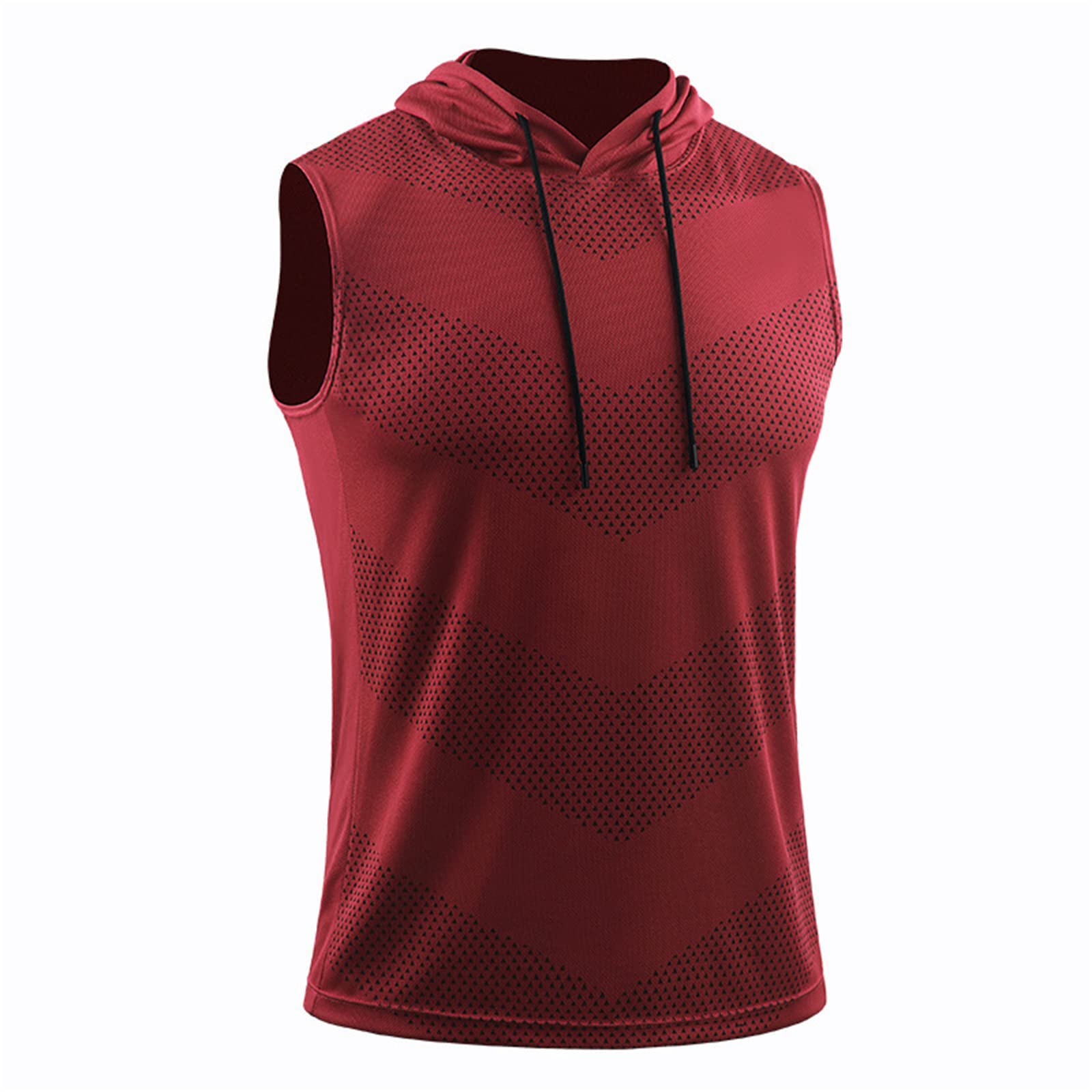 WSLCN Men's Workout Tank Top - Breathable Muscle Gym Shirt, Sleeveless Hoodie for Fitness Training & Running - Ideal for Gym, CrossFit & Outdoor Workouts