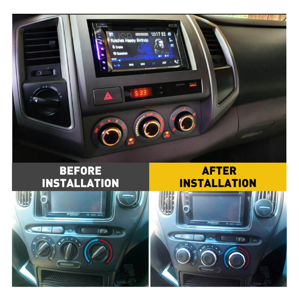 AC Climate Control Switch Knob Button Set for 1995-2015 Toyota Tacoma - Replacement HVAC Controls for Tacoma Pickup Trucks - Perfect for Interior Upgrades & Climate System Repairs
