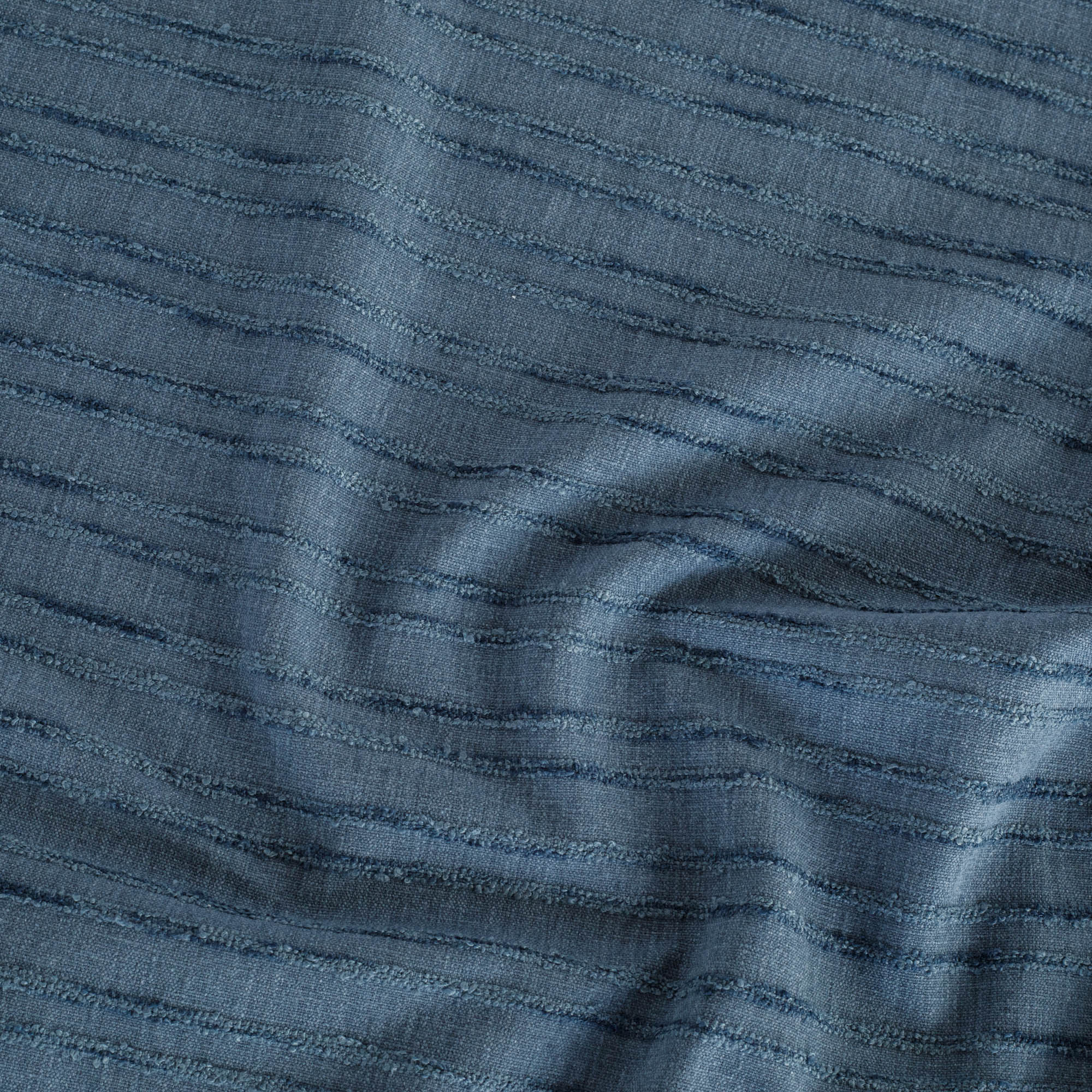 Premium Malibu Stripe Upholstery Fabric - Navy Blue & White Cotton Blend for Sofa, Chair & Home Decor | Water-Resistant & Durable for Indoor & Outdoor Use